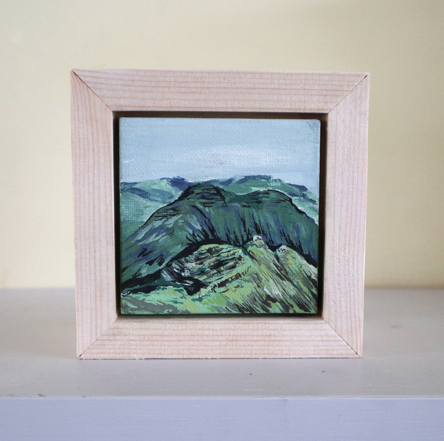 Day 33 - 7x7cm Mini Canvas - Torridon