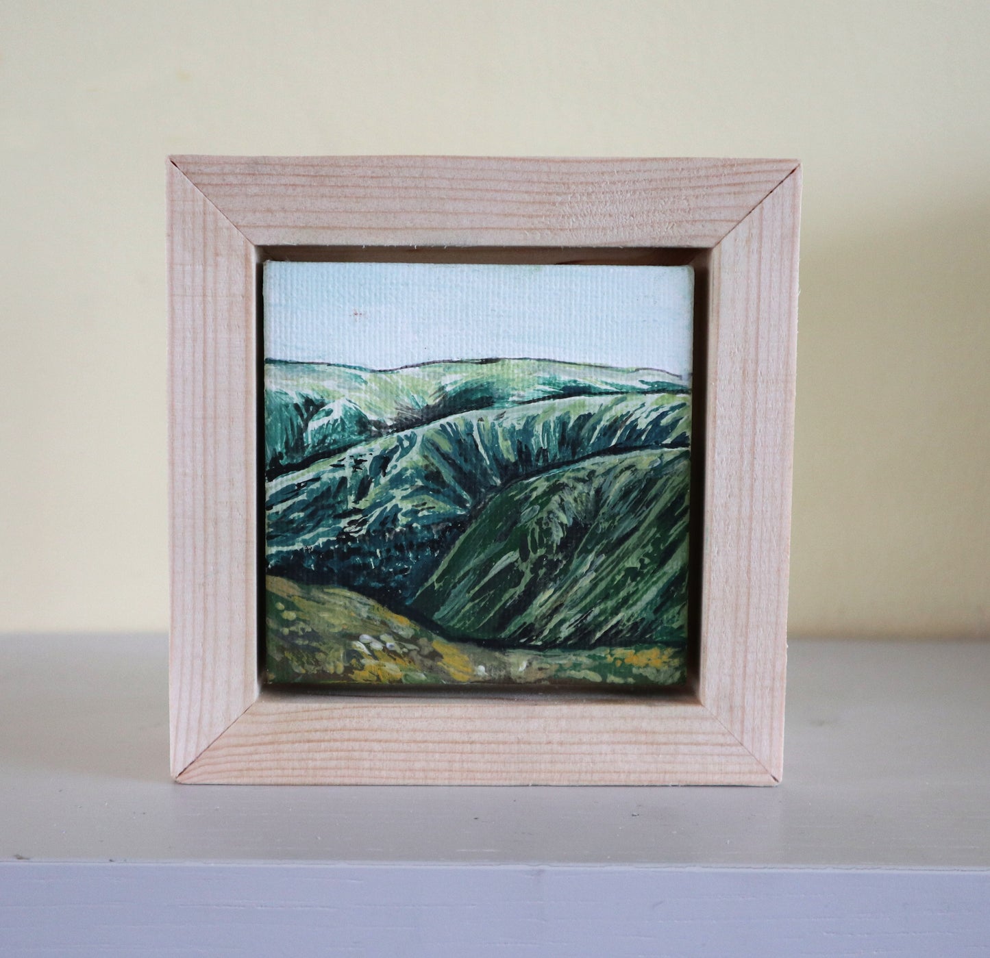 Day 22 - 7x7cm Mini Canvas - Southern Cairngorms