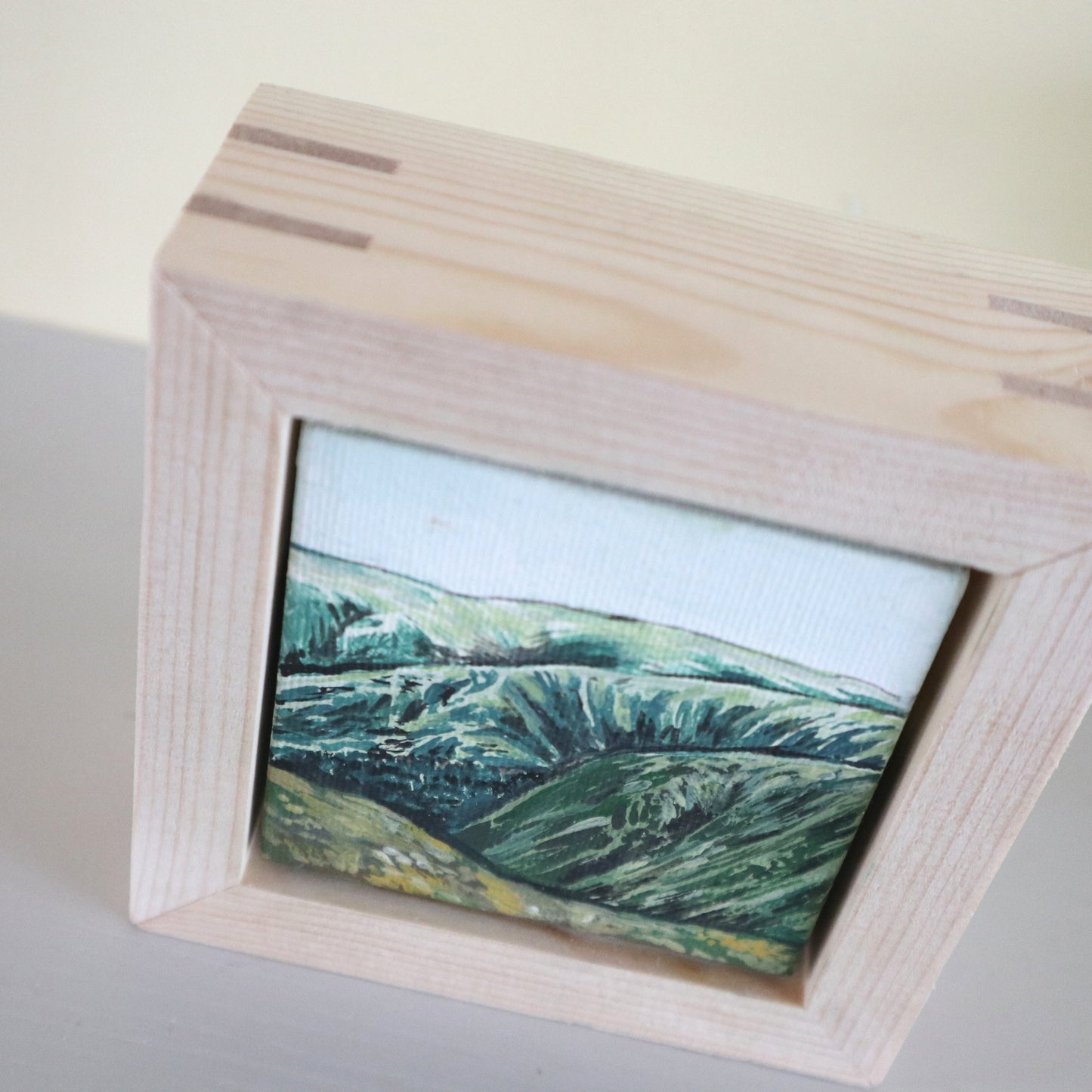 Day 22 - 7x7cm Mini Canvas - Southern Cairngorms