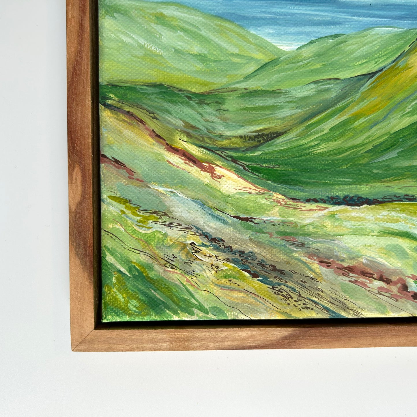 Gone Wandering Five || Original Painting || Framed