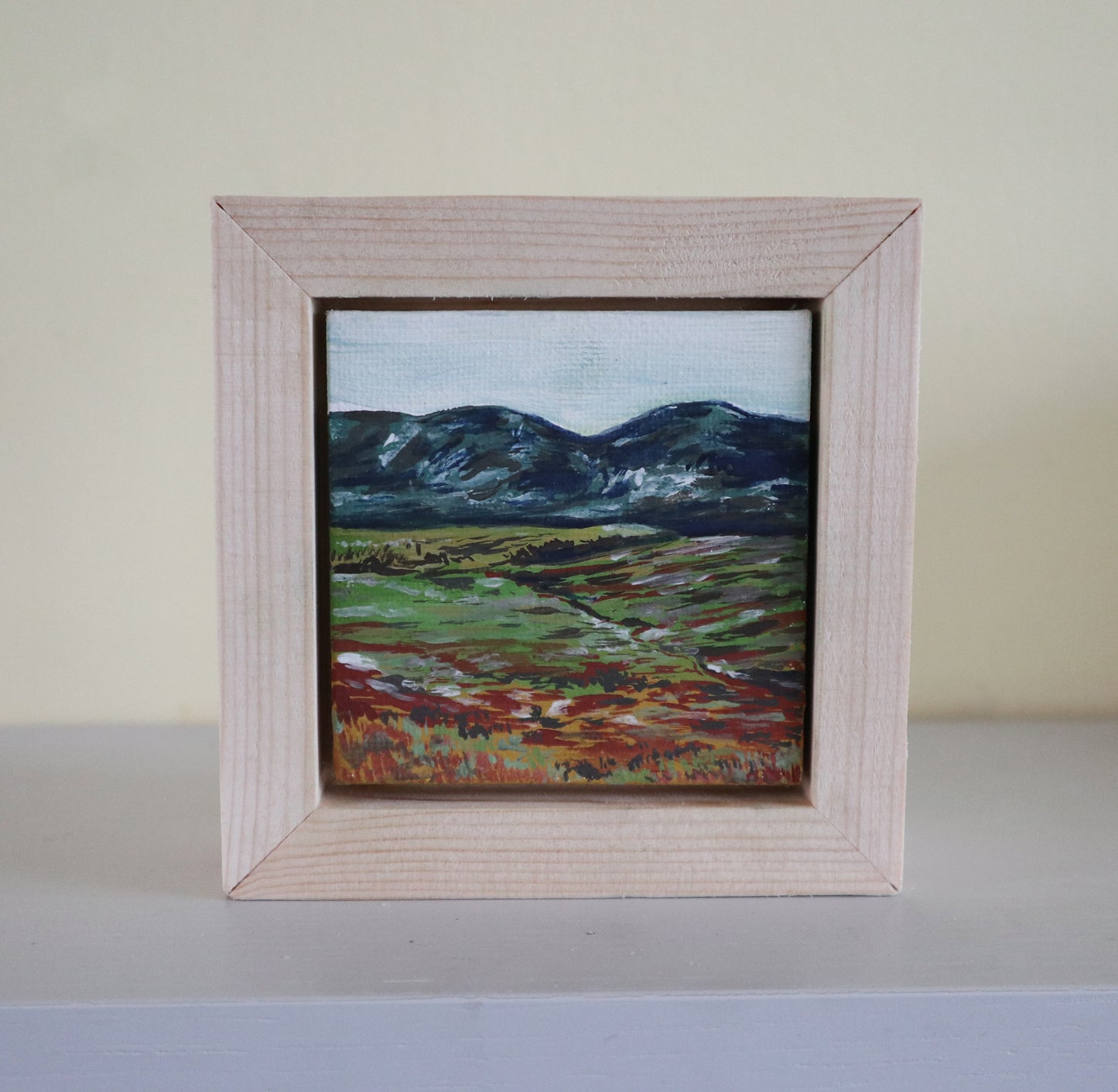 Day 24 - 7x7cm Mini Canvas - Cairngorms