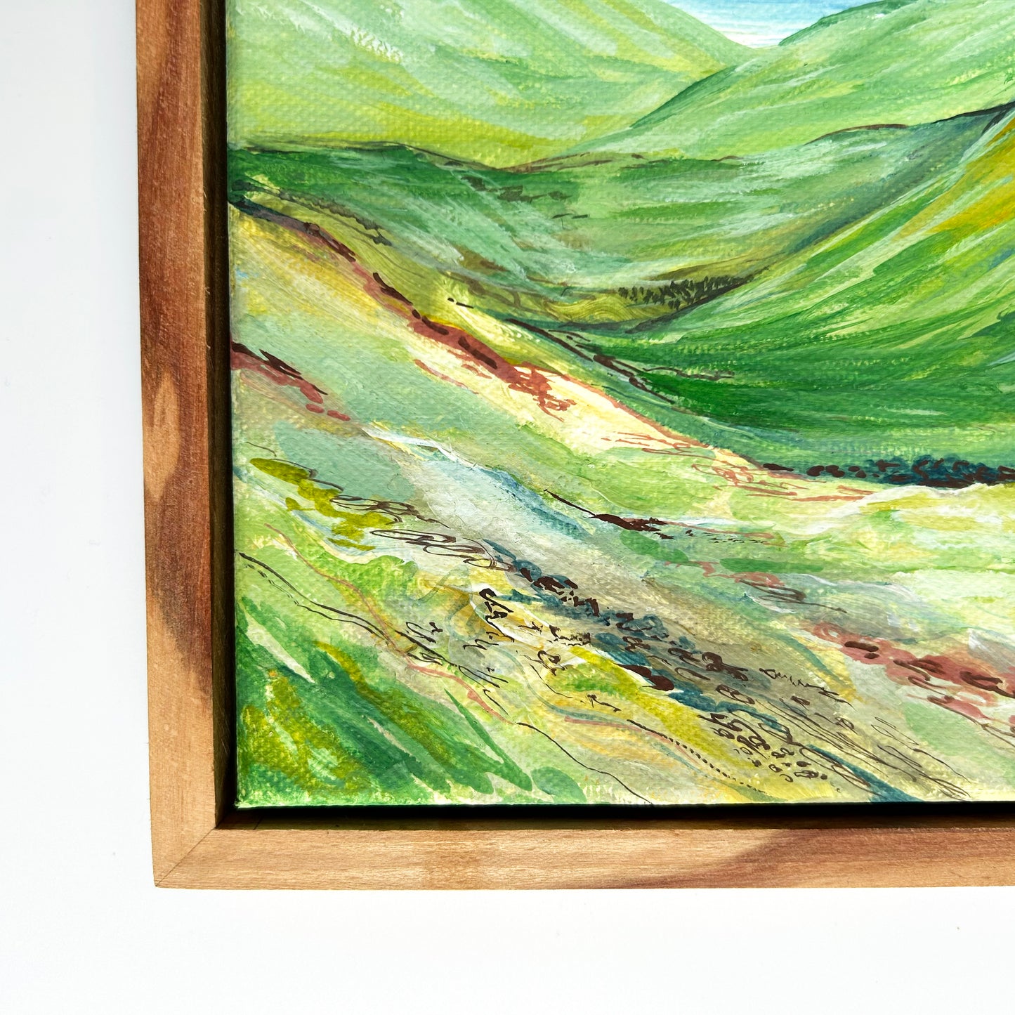 Gone Wandering Five || Original Painting || Framed