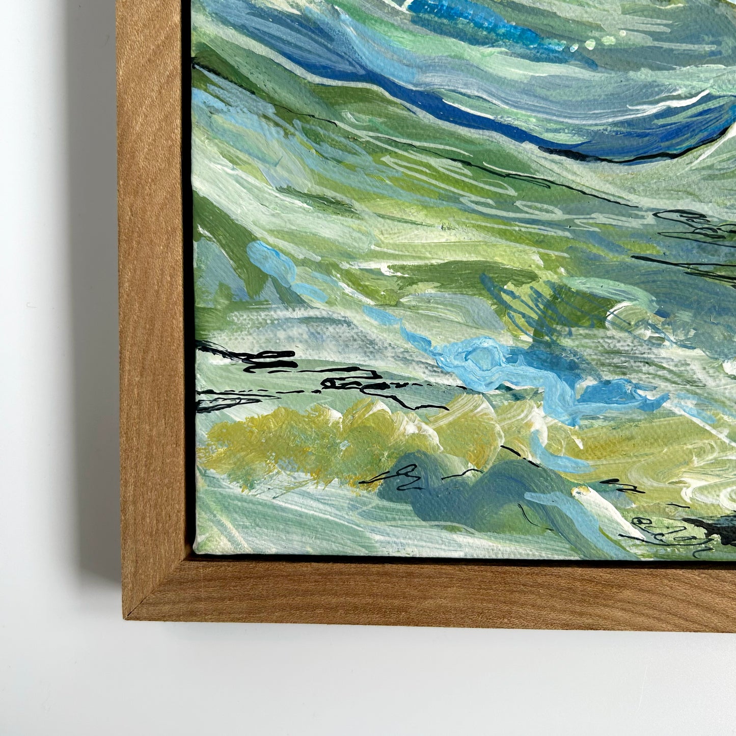 Gone Wandering Ten || Original Painting || Framed