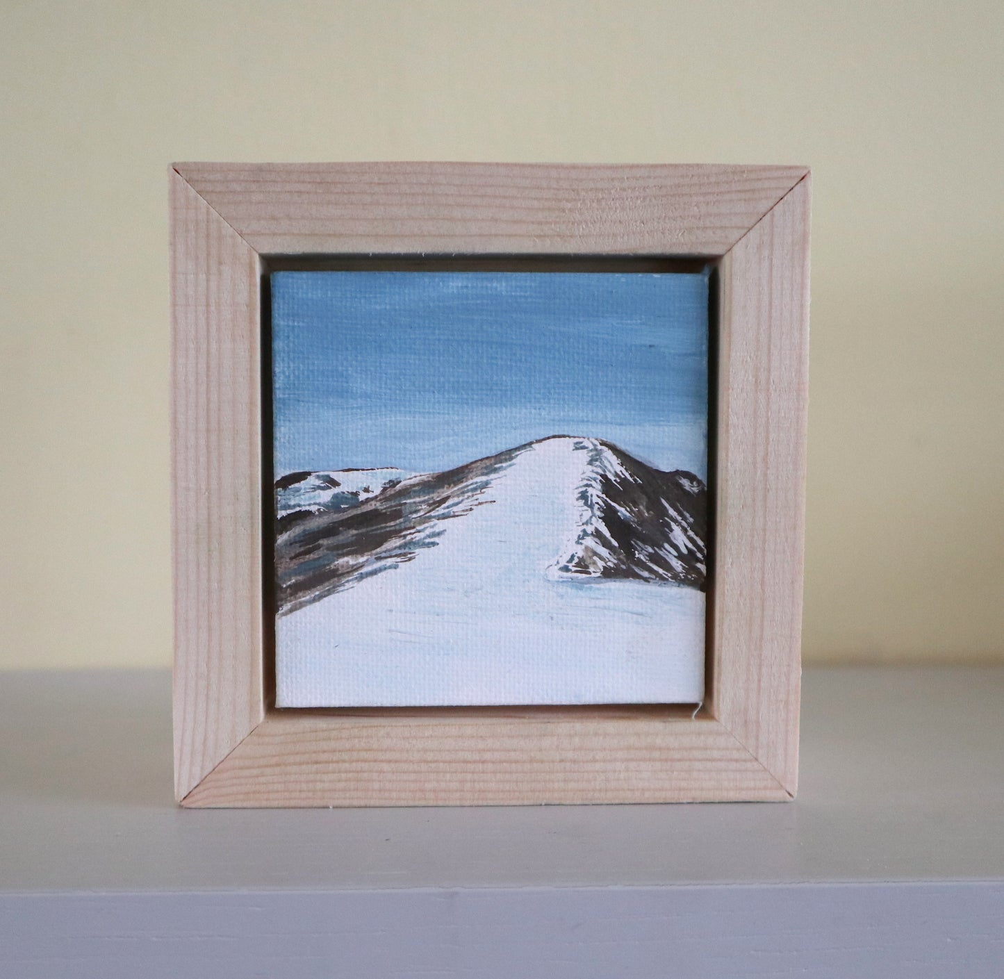 Day 26 - 7x7cm Mini Canvas - Beinn a’Chaorainn