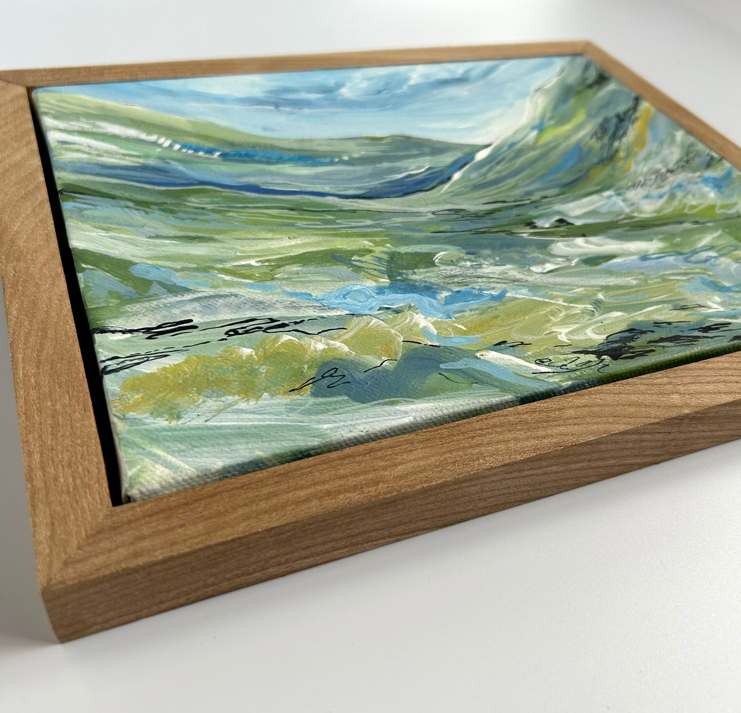 Gone Wandering Ten || Original Painting || Framed