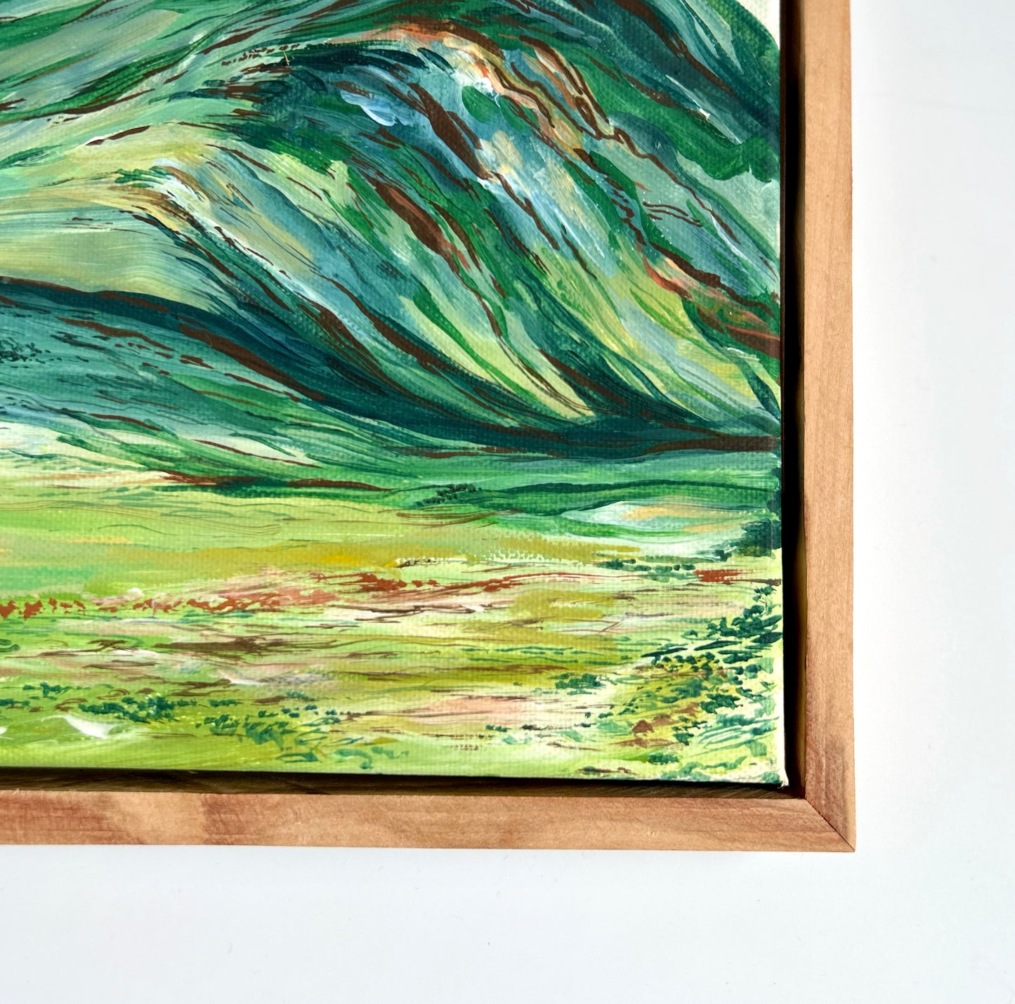 Gone Wandering Nine || Original Painting || Framed