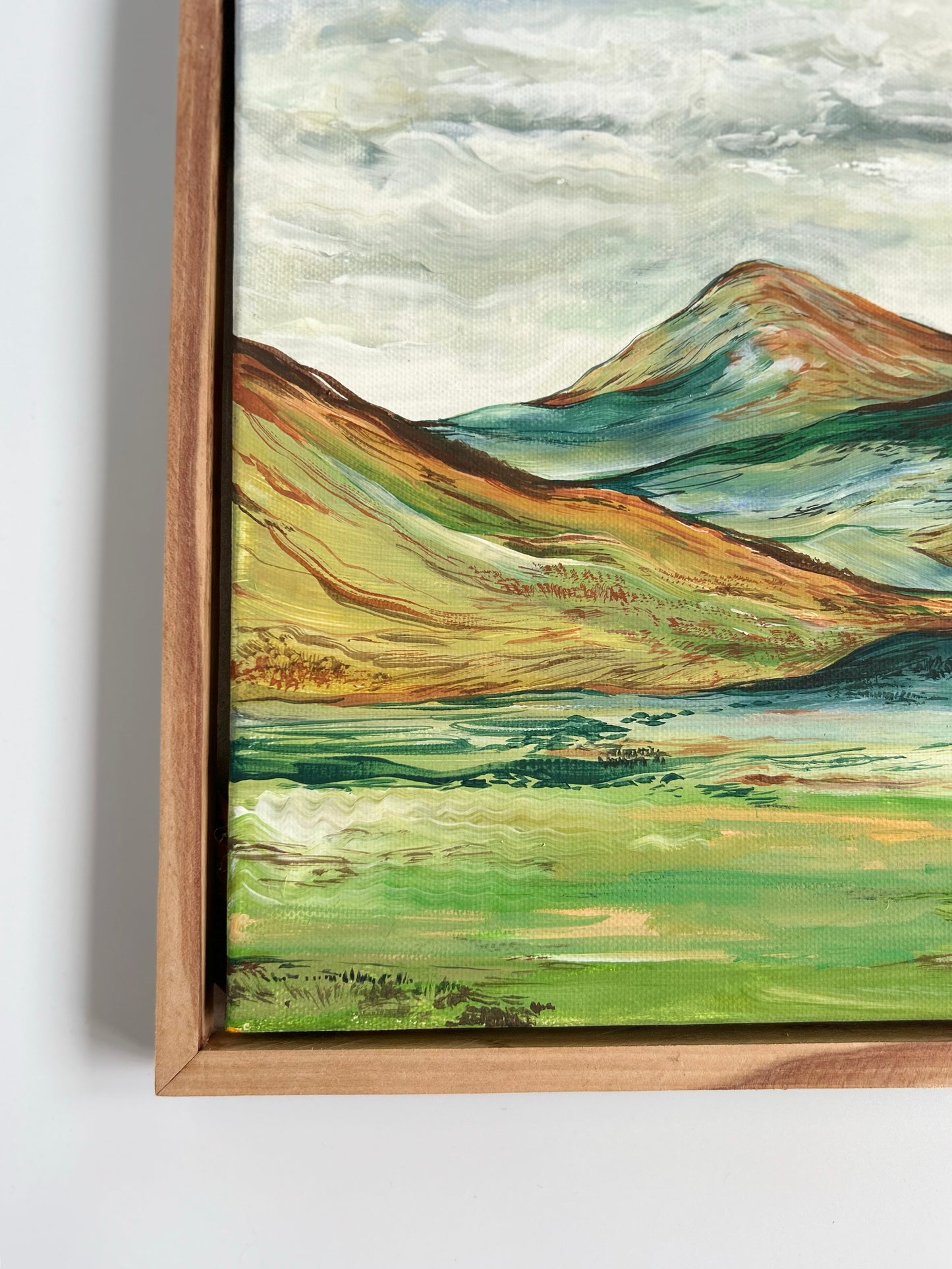 Gone Wandering Nine || Original Painting || Framed
