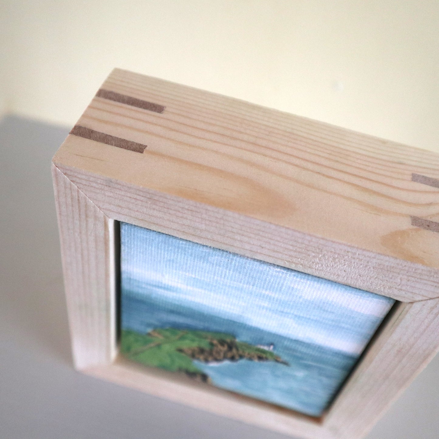 Day 17 - 7x7cm Mini Canvas - Neist Point Lighthouse, Isle of Skye
