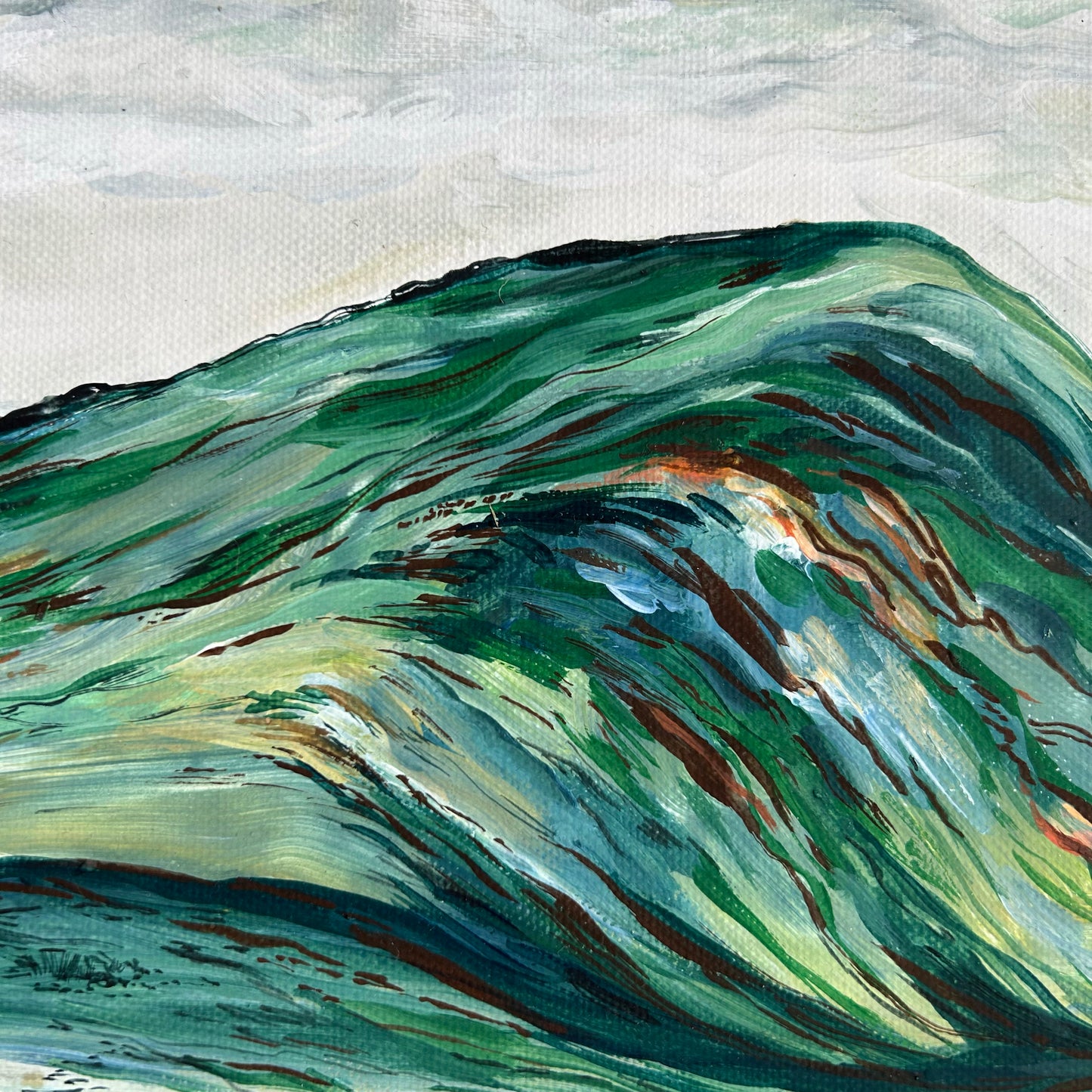 Gone Wandering Nine || Original Painting || Framed