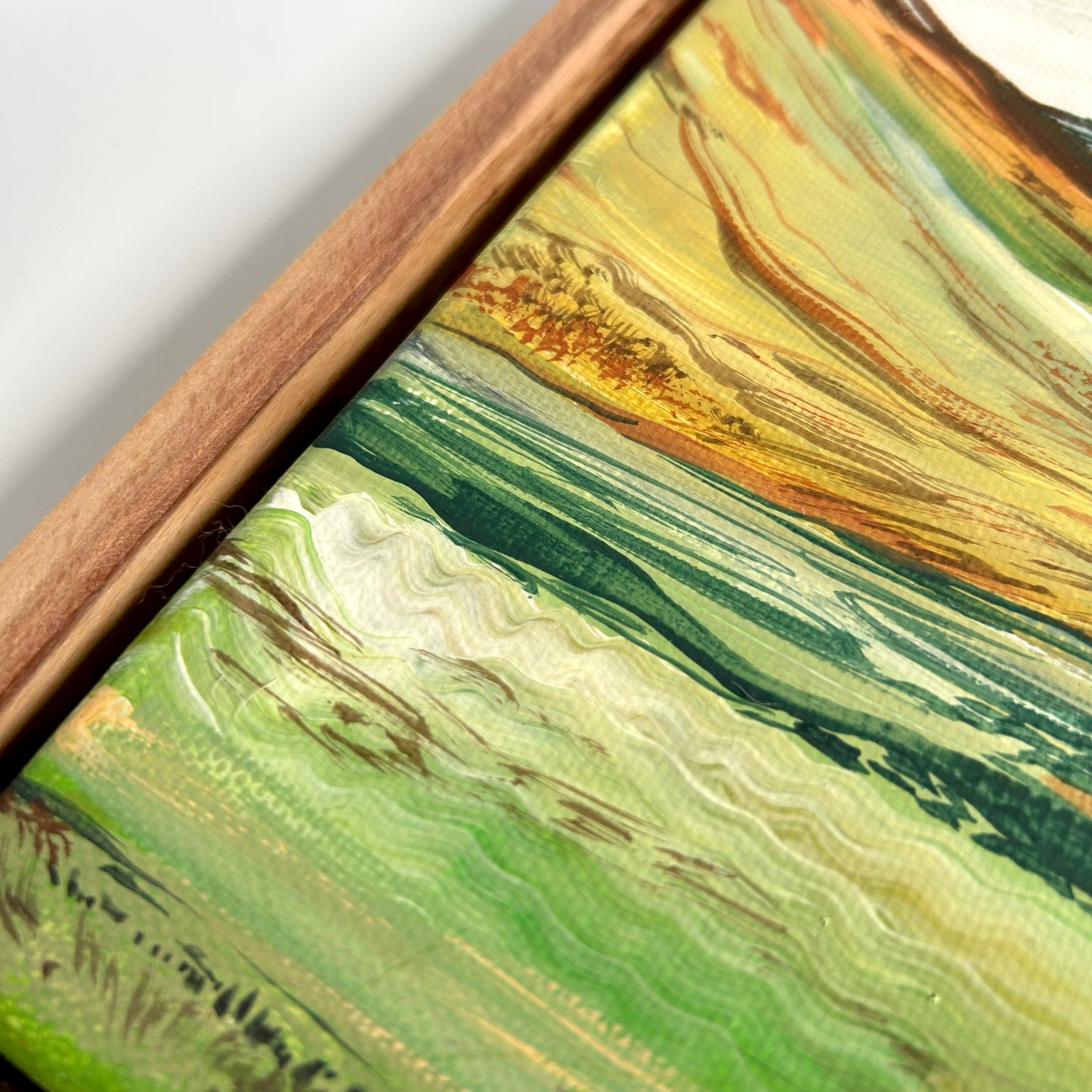 Gone Wandering Nine || Original Painting || Framed