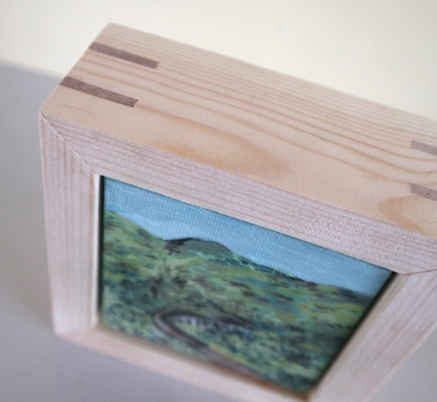 Day 35 - 7x7cm Mini Canvas - Glen Finnan Viaduct