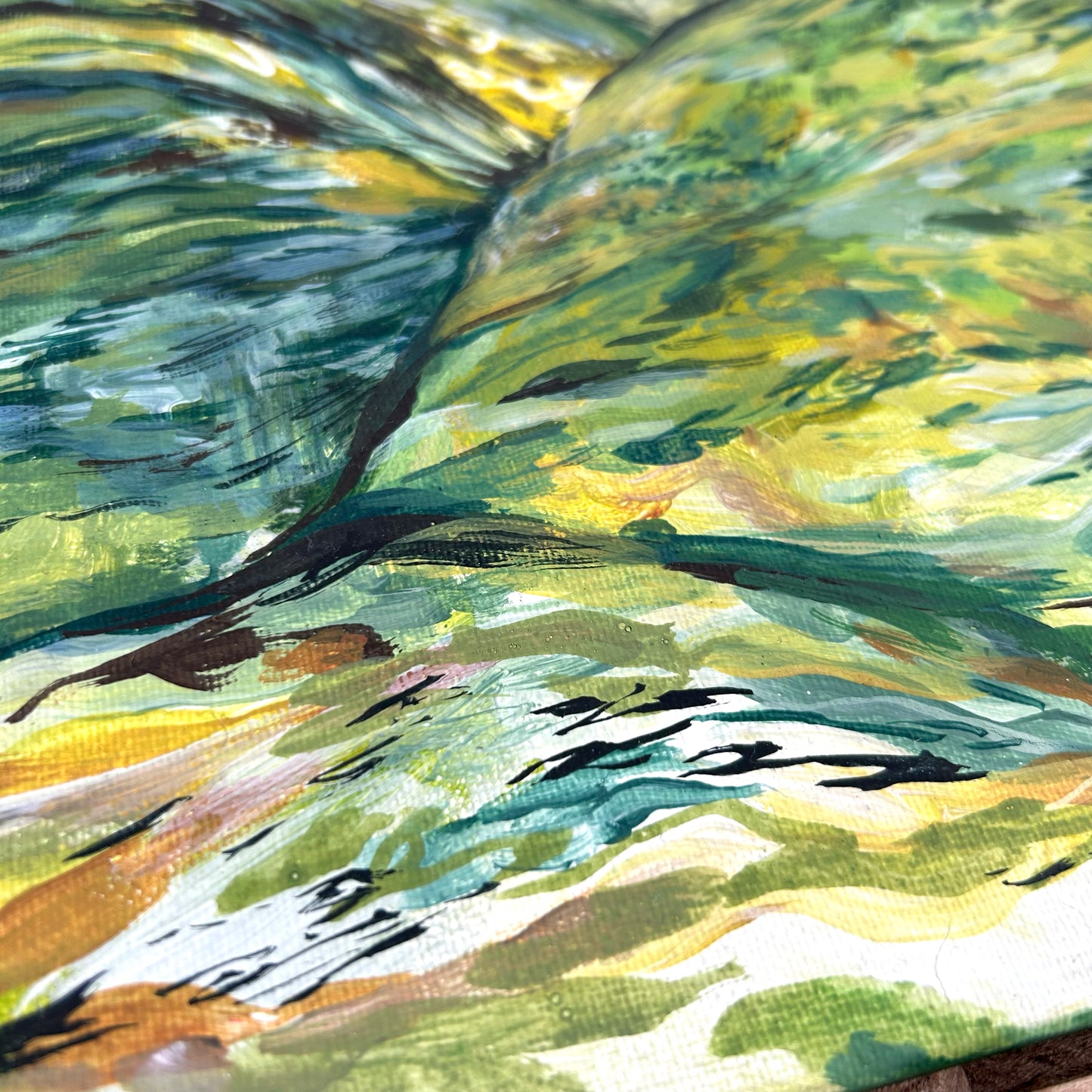 Gone Wandering Eleven || Original Painting || Framed