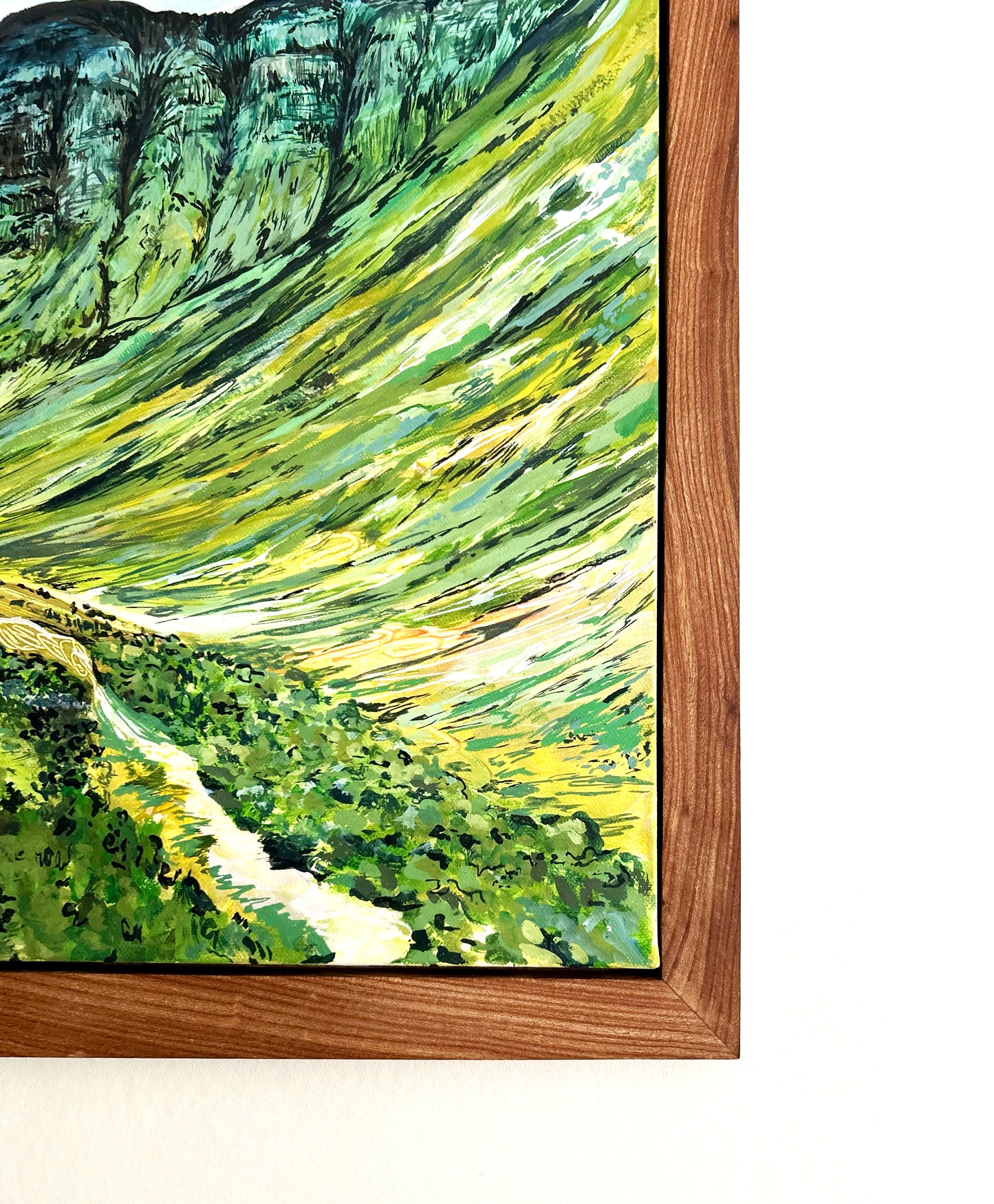 Gone Wandering Four || Original Painting || Framed