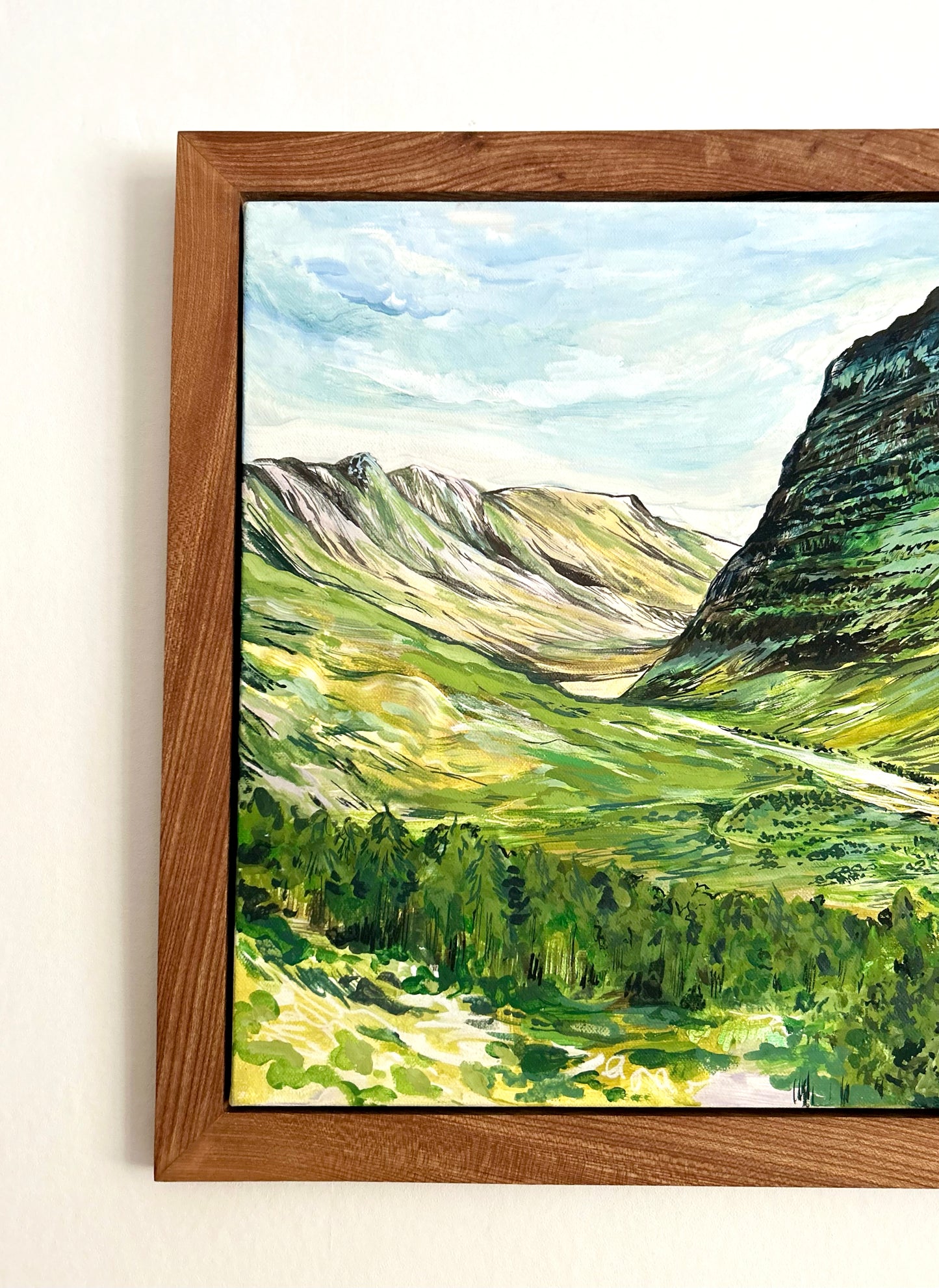 Gone Wandering Four || Original Painting || Framed