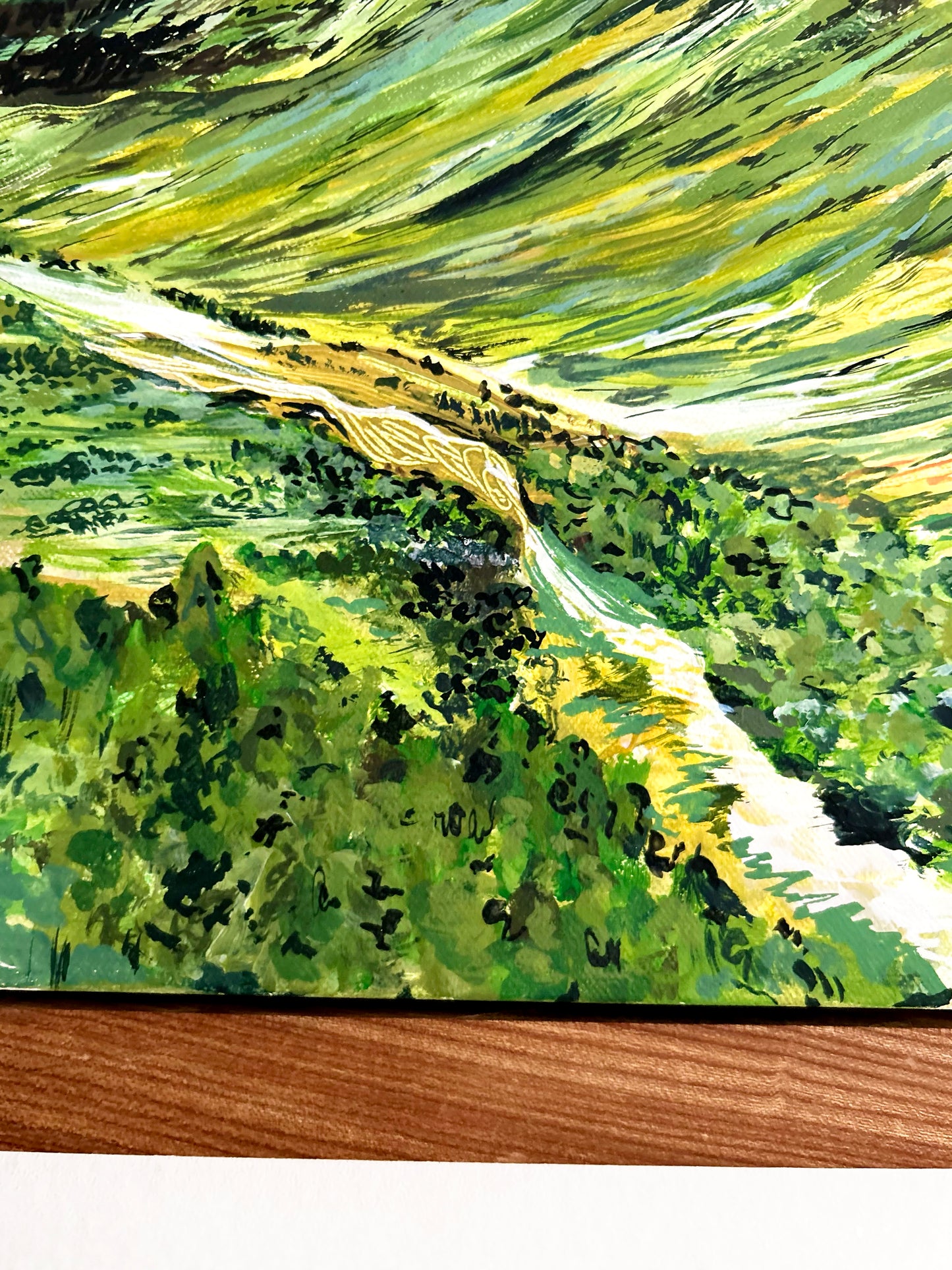 Gone Wandering Four || Original Painting || Framed