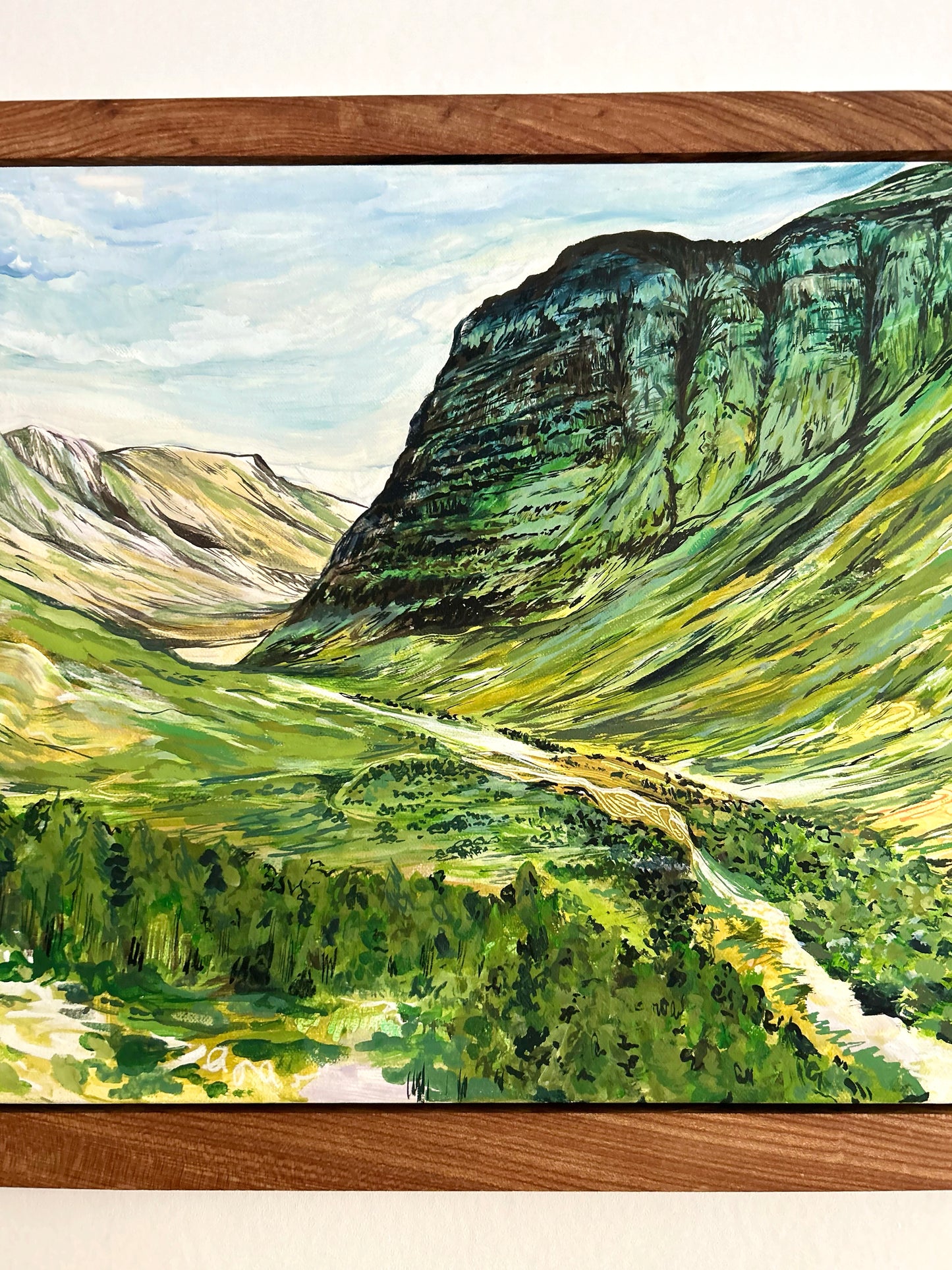 Gone Wandering Four || Original Painting || Framed