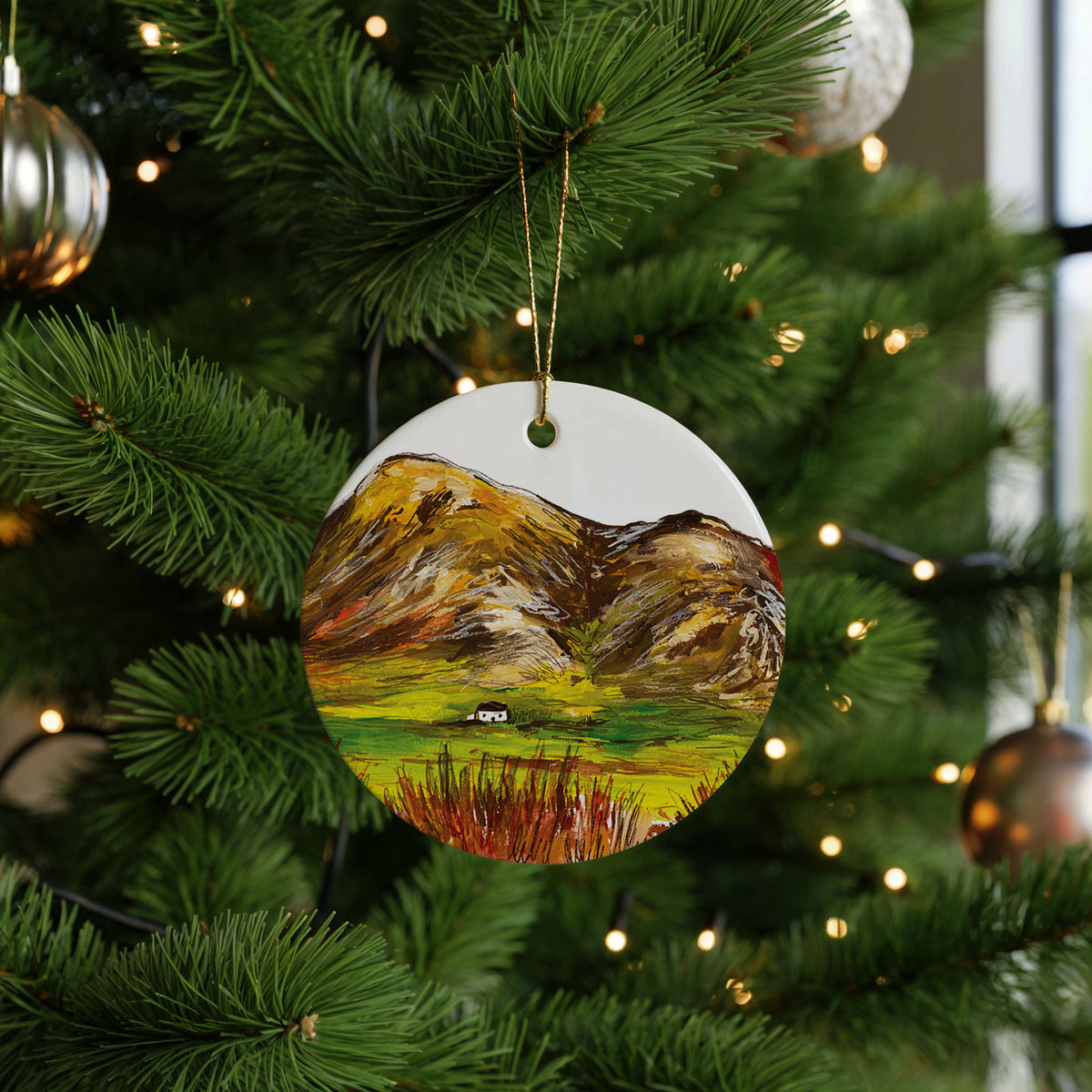 Buachaille Etive Mor Sketch Ceramic Decoration