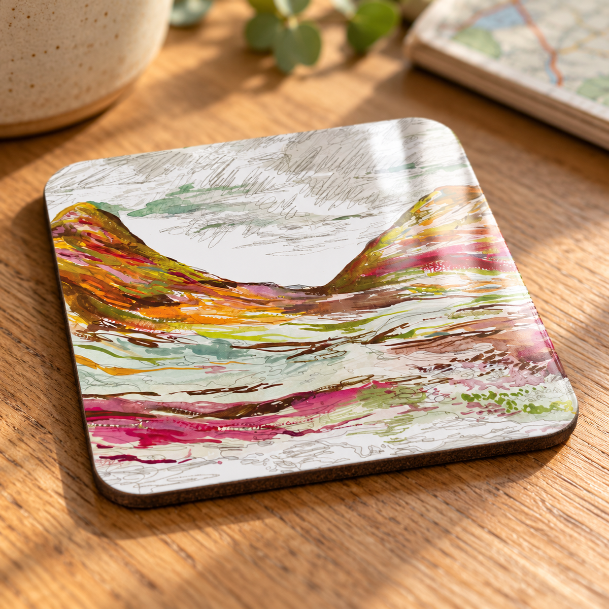 Glencoe Heather Coaster