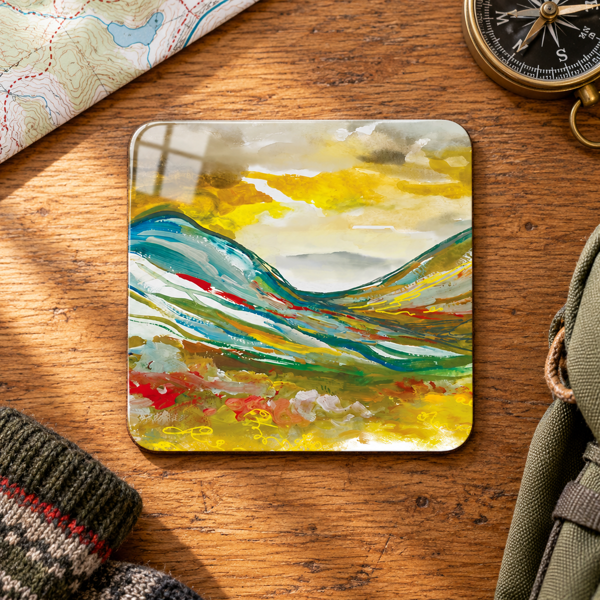 Glencoe Sunrise Coaster