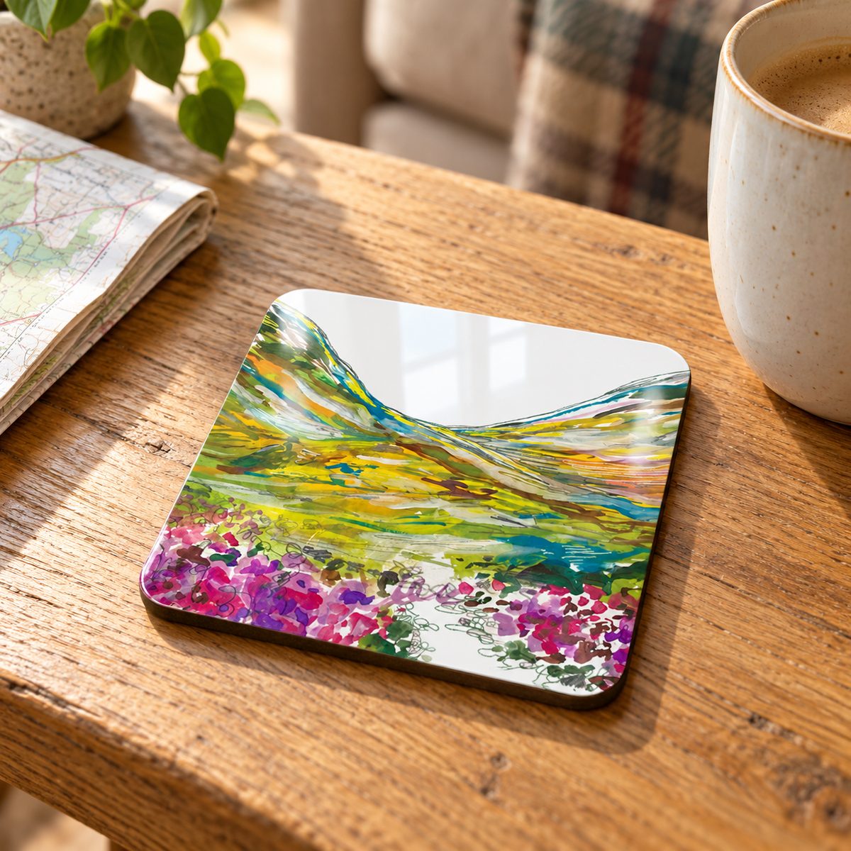 Glencoe Heather Coaster