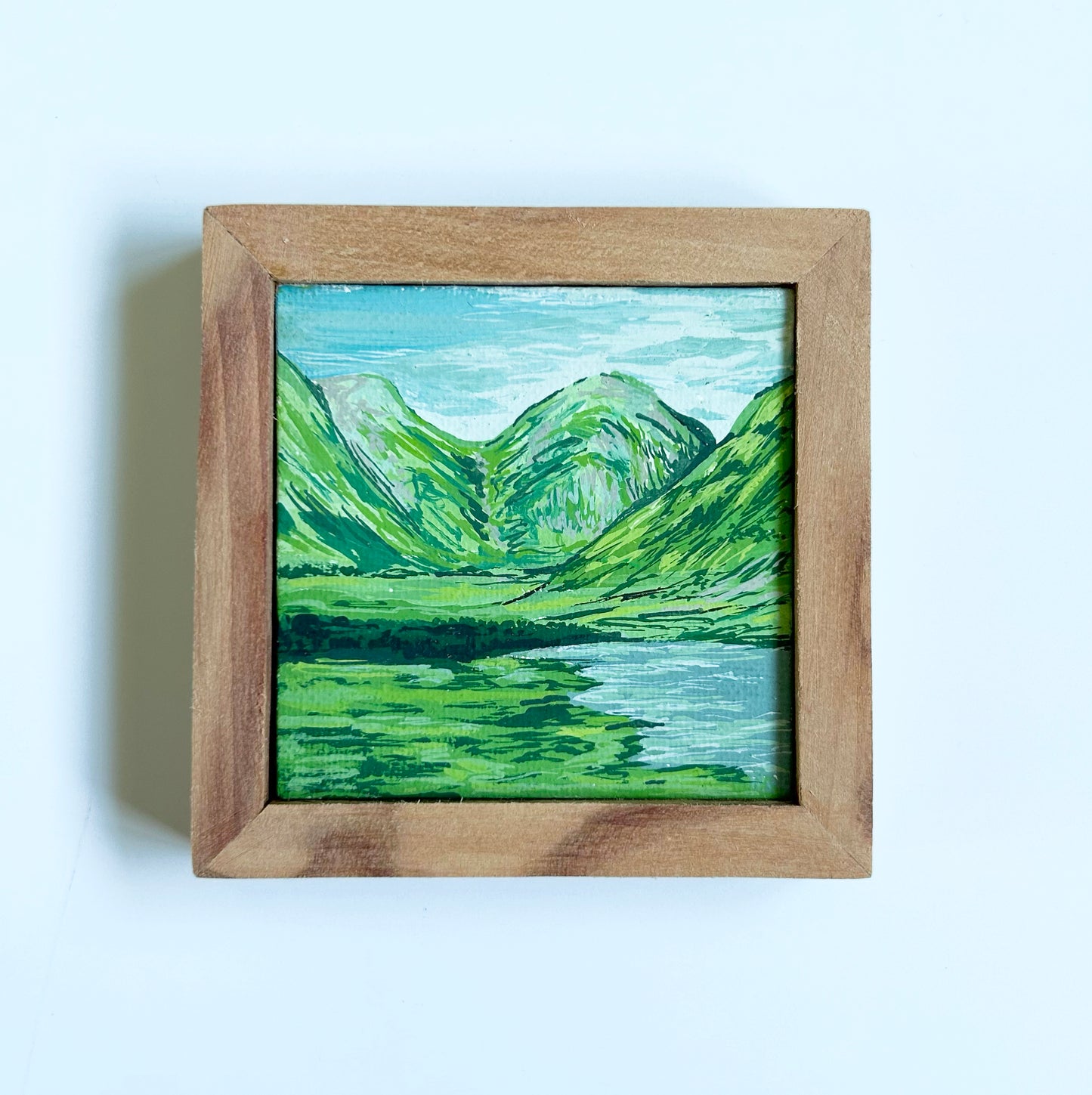 Gone Wandering Twelve || Original Painting || Framed