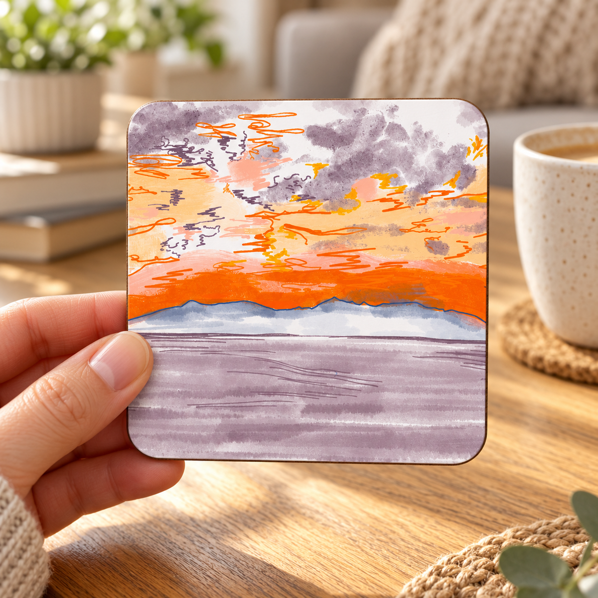 Isle of Arran Sunset Coaster