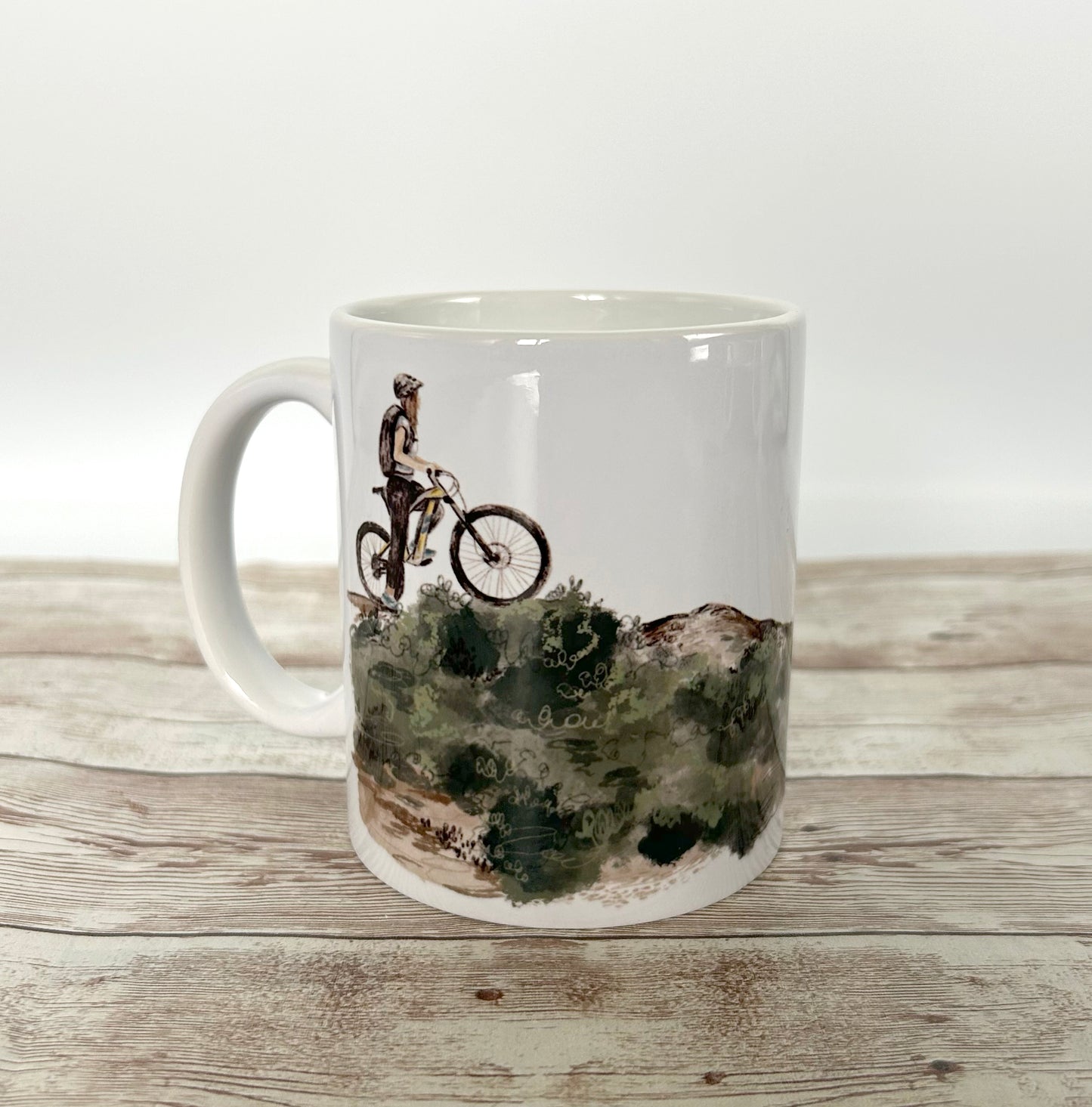 Mountain Biking Ceramic Mug