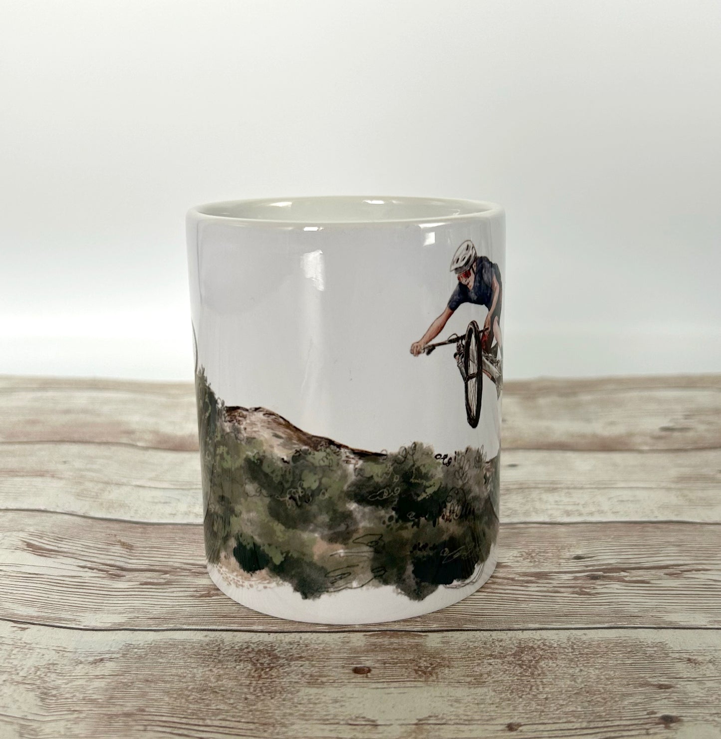 Mountain Biking Ceramic Mug