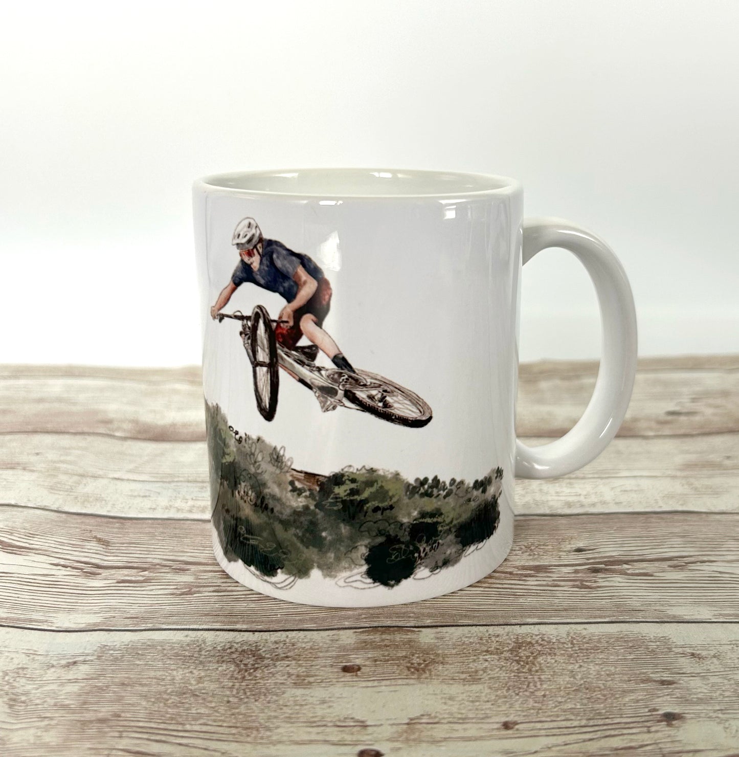 Mountain Biking Ceramic Mug