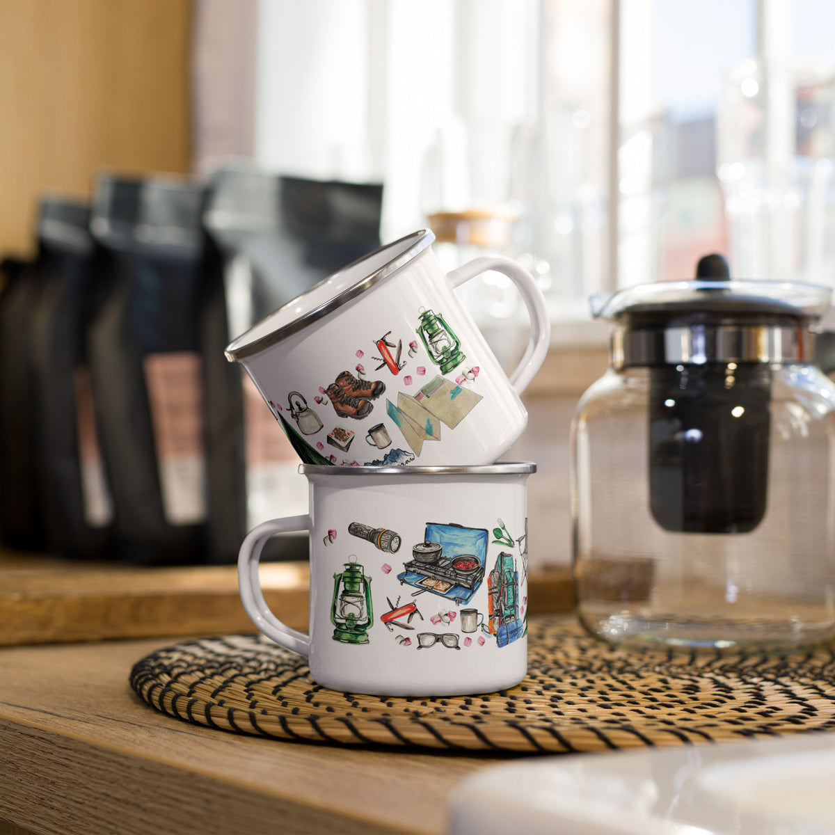 Camping Enamel Gear Mug