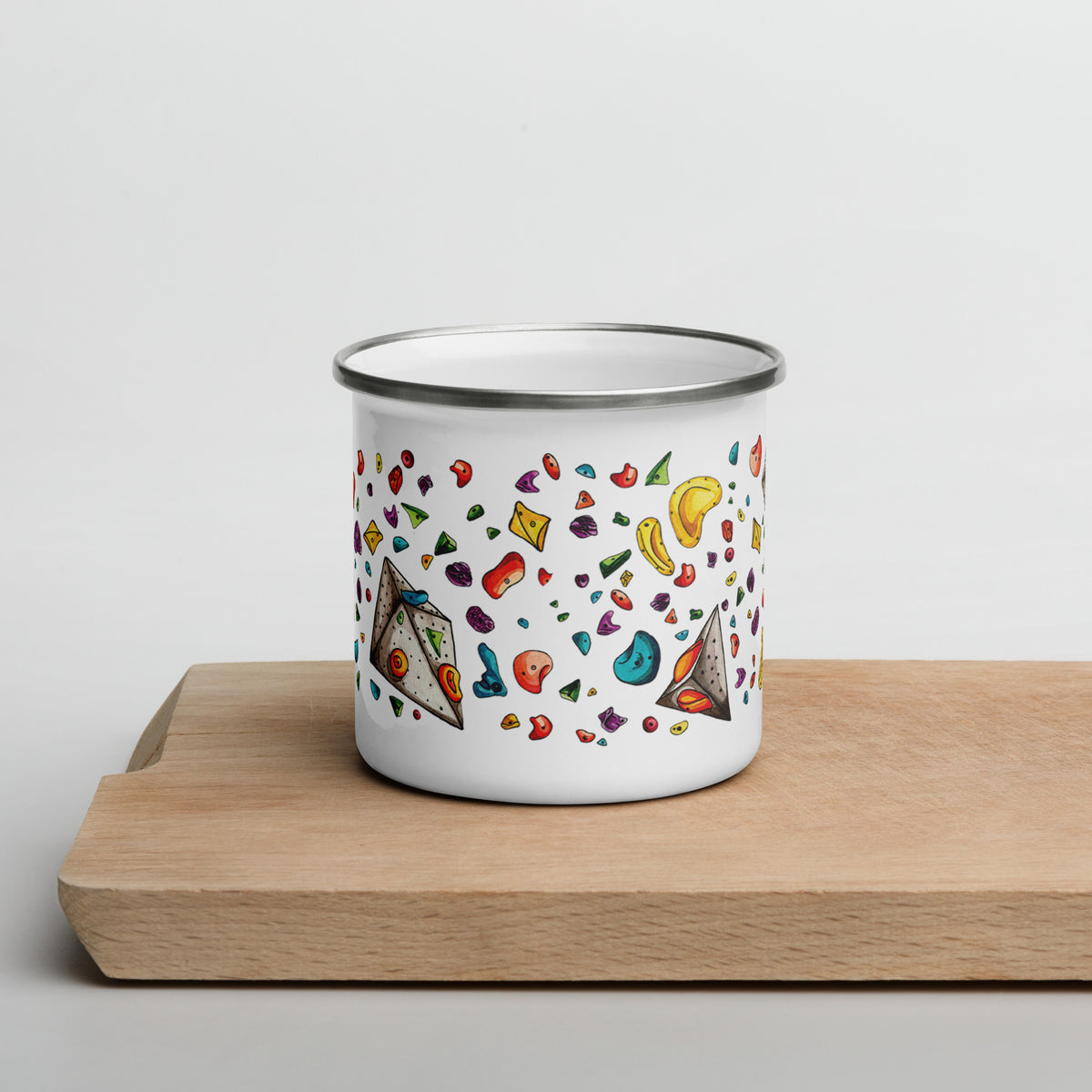 Climbing Hold Enamel Mug