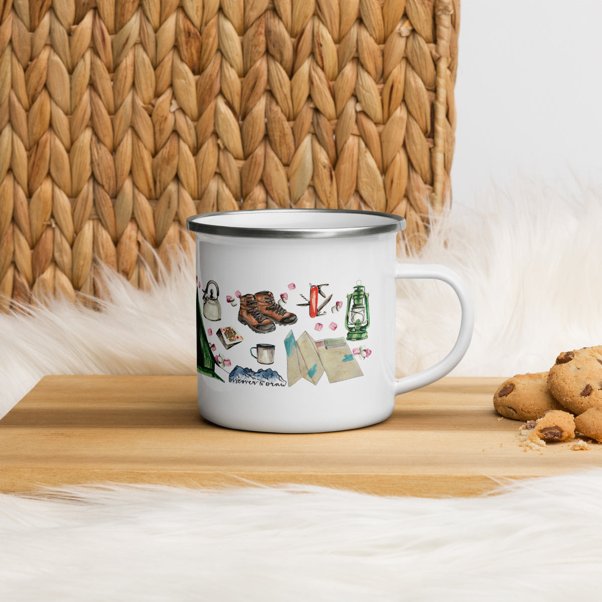 Camping Enamel Gear Mug