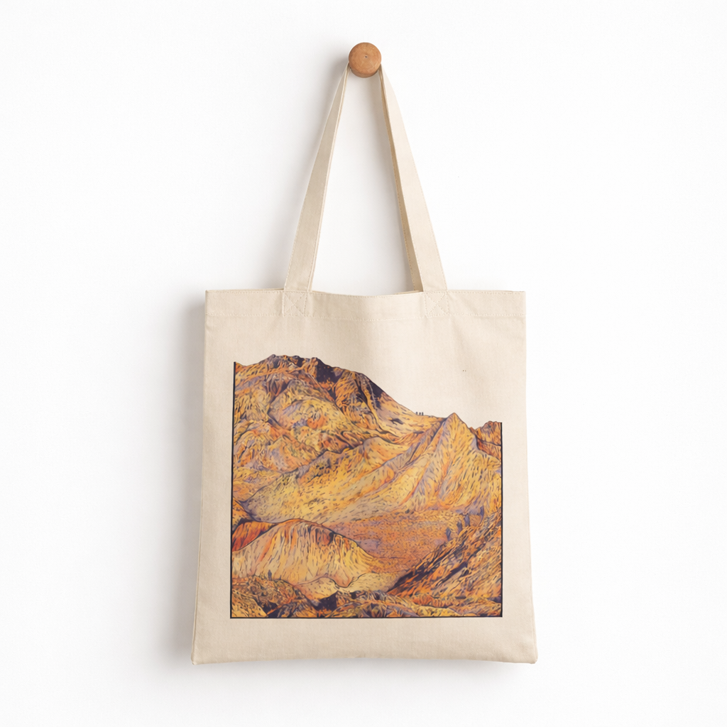 Highlands Mountain Range Tote Bag