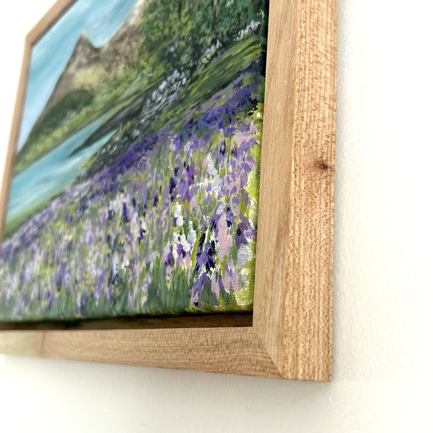Pap of Glencoe amongst the Bluebells Original Framed Painting