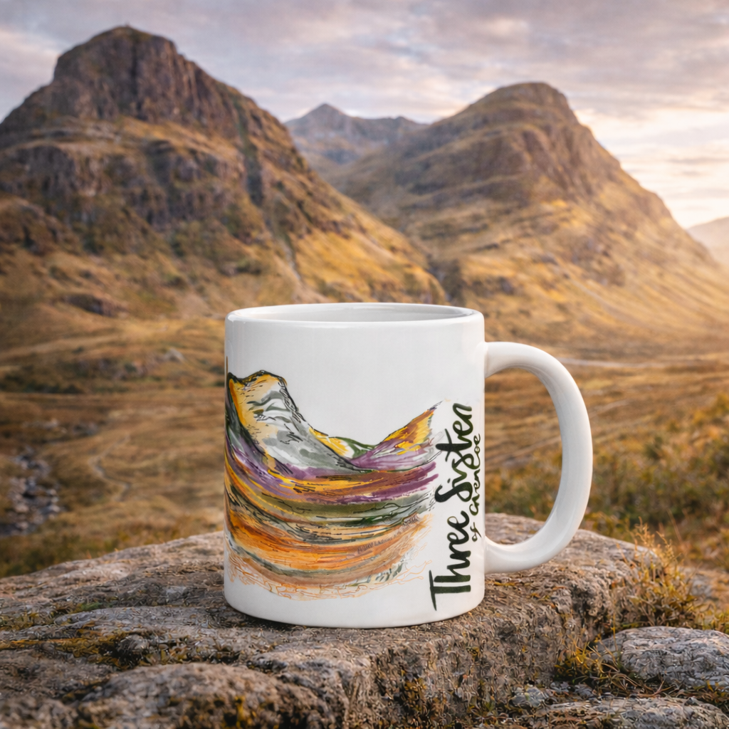 Three Sisters of Glen Coe Mug