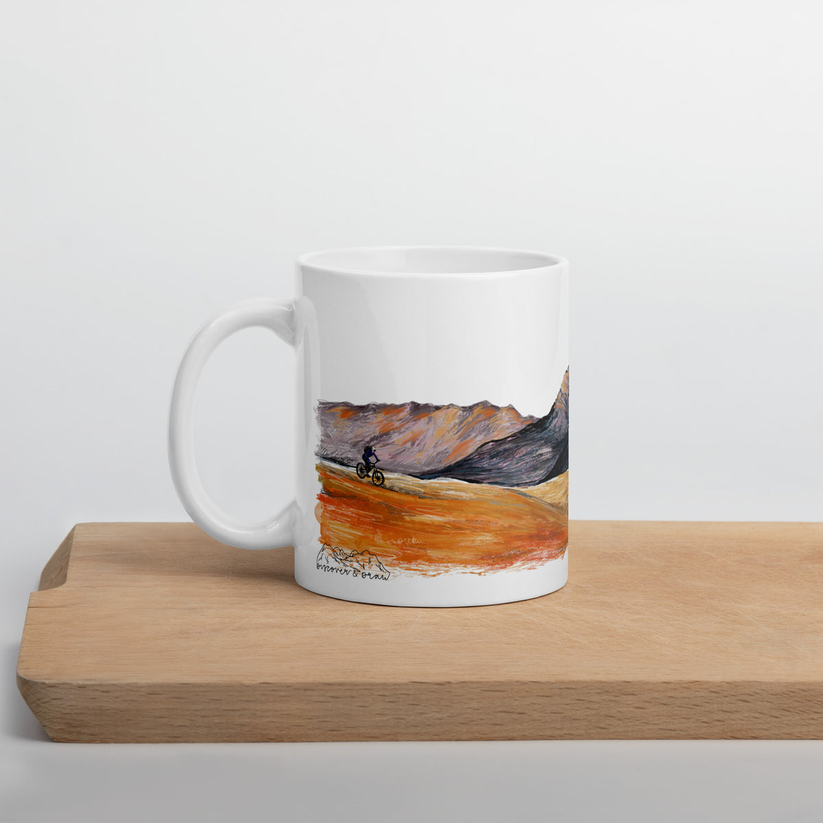 Mountain Biking Ceramic Mug