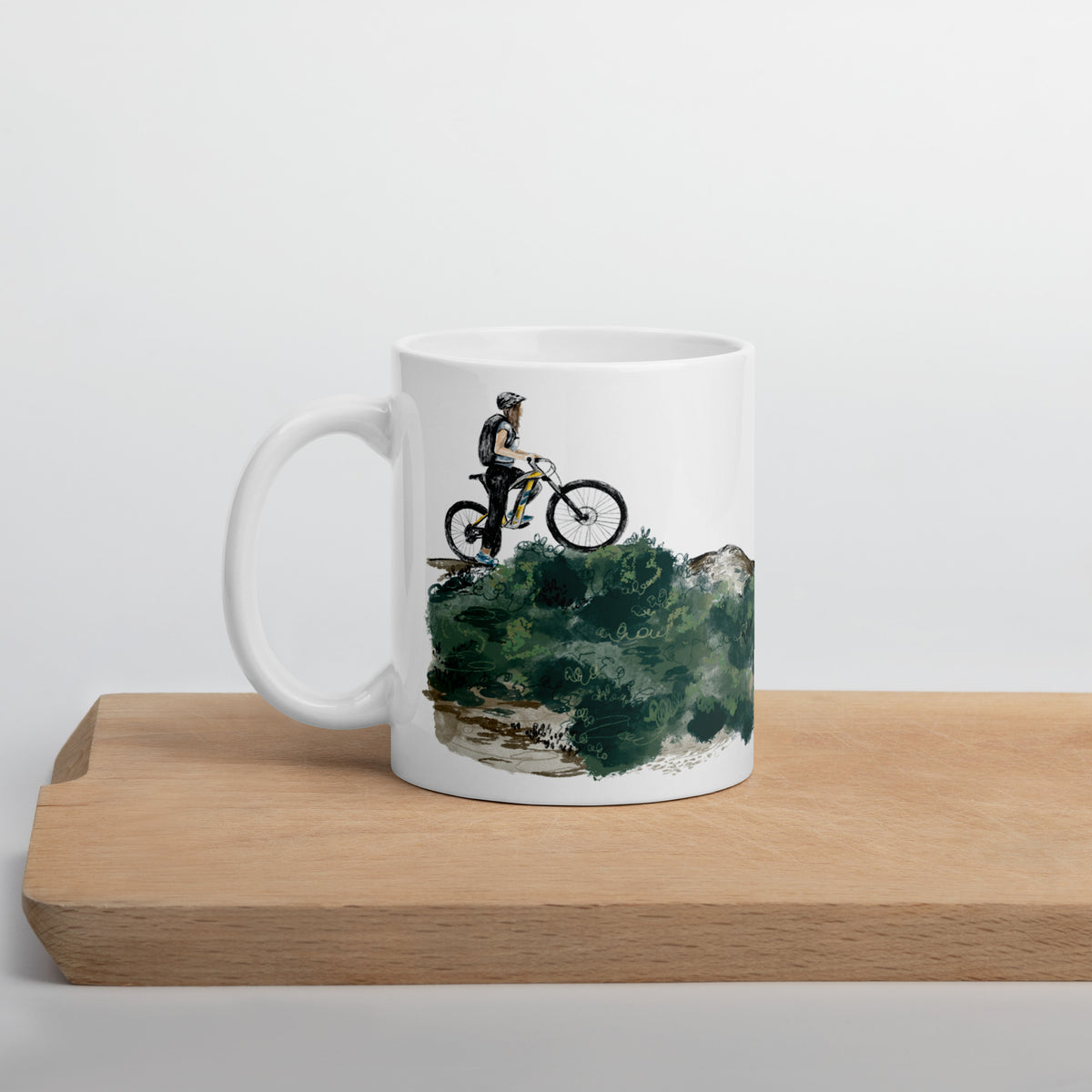 Mountain Biking Ceramic Mug