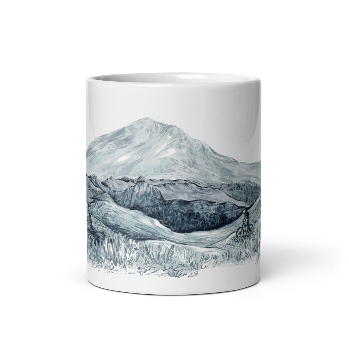Mountain Biking Ceramic Mug