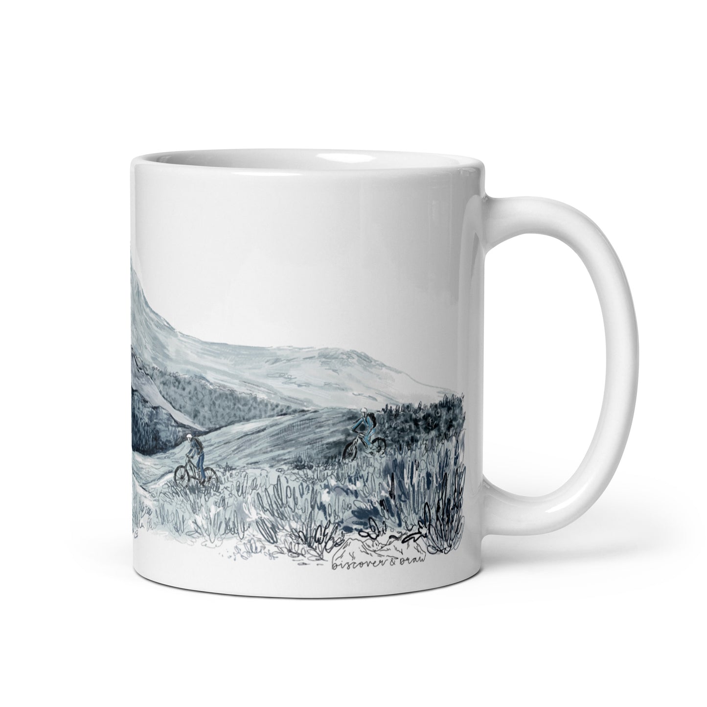 Mountain Biking Ceramic Mug