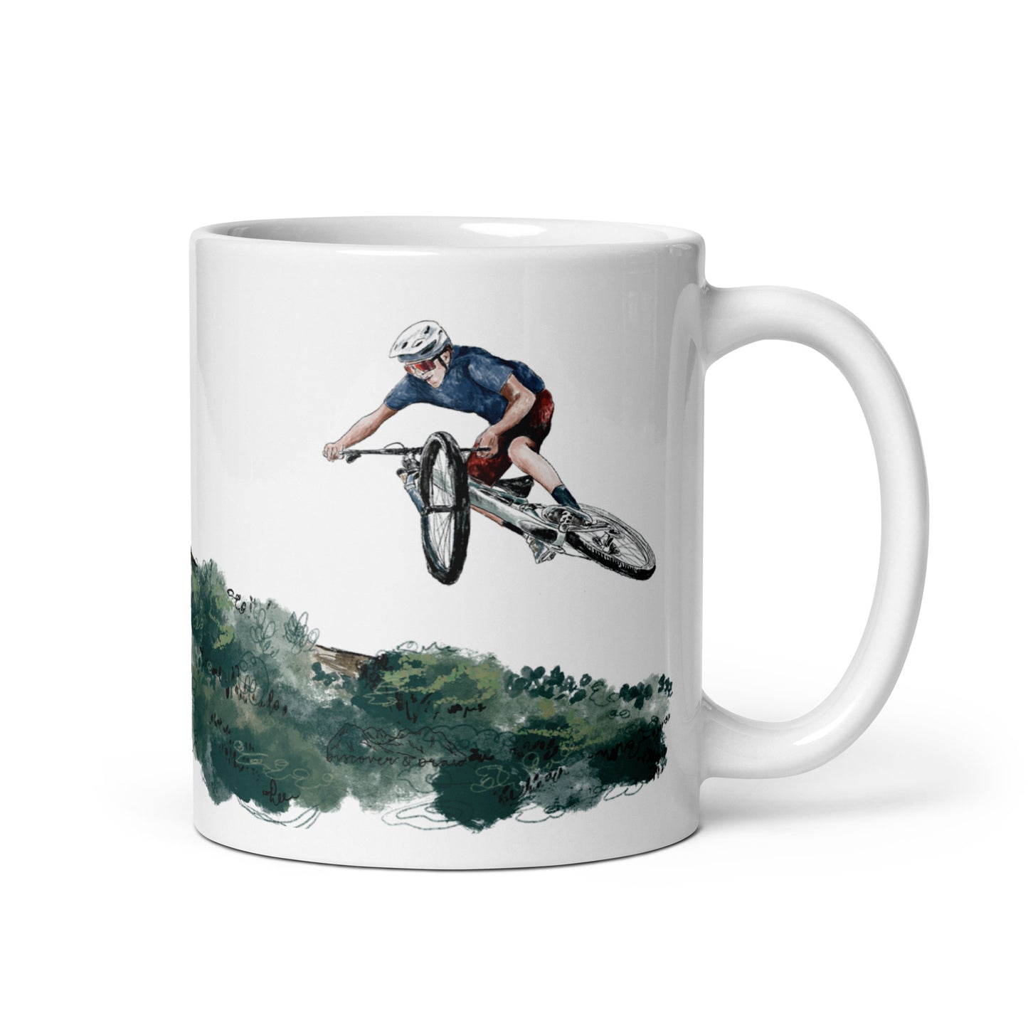 Mountain Biking Ceramic Mug