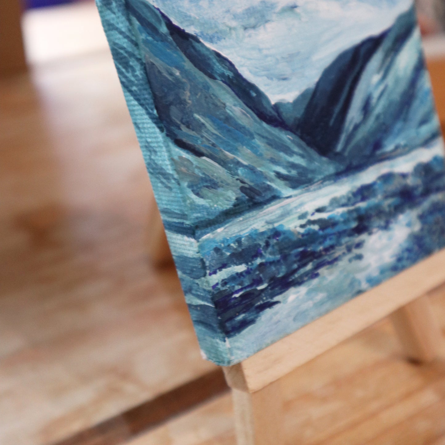 Day 03 - 7x7cm Mini Canvas - Glen Etive