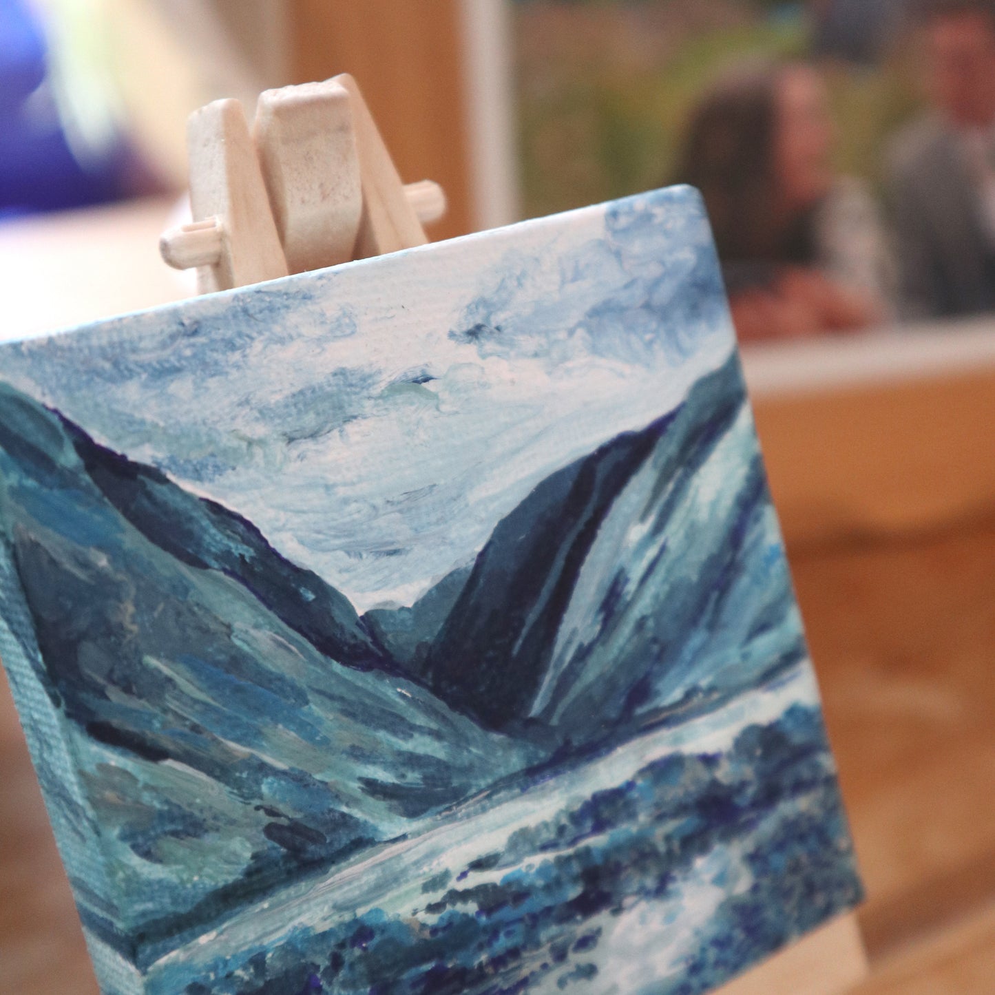 Day 03 - 7x7cm Mini Canvas - Glen Etive