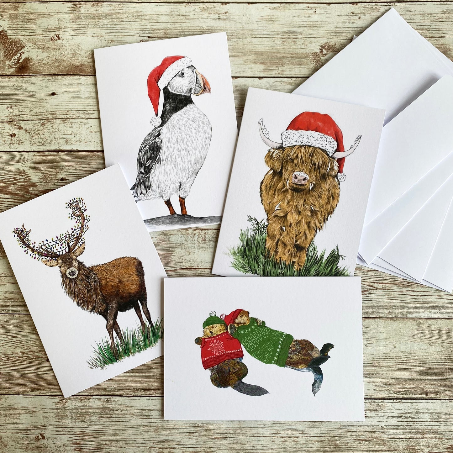 Highland Wildlife Christmas Card Set
