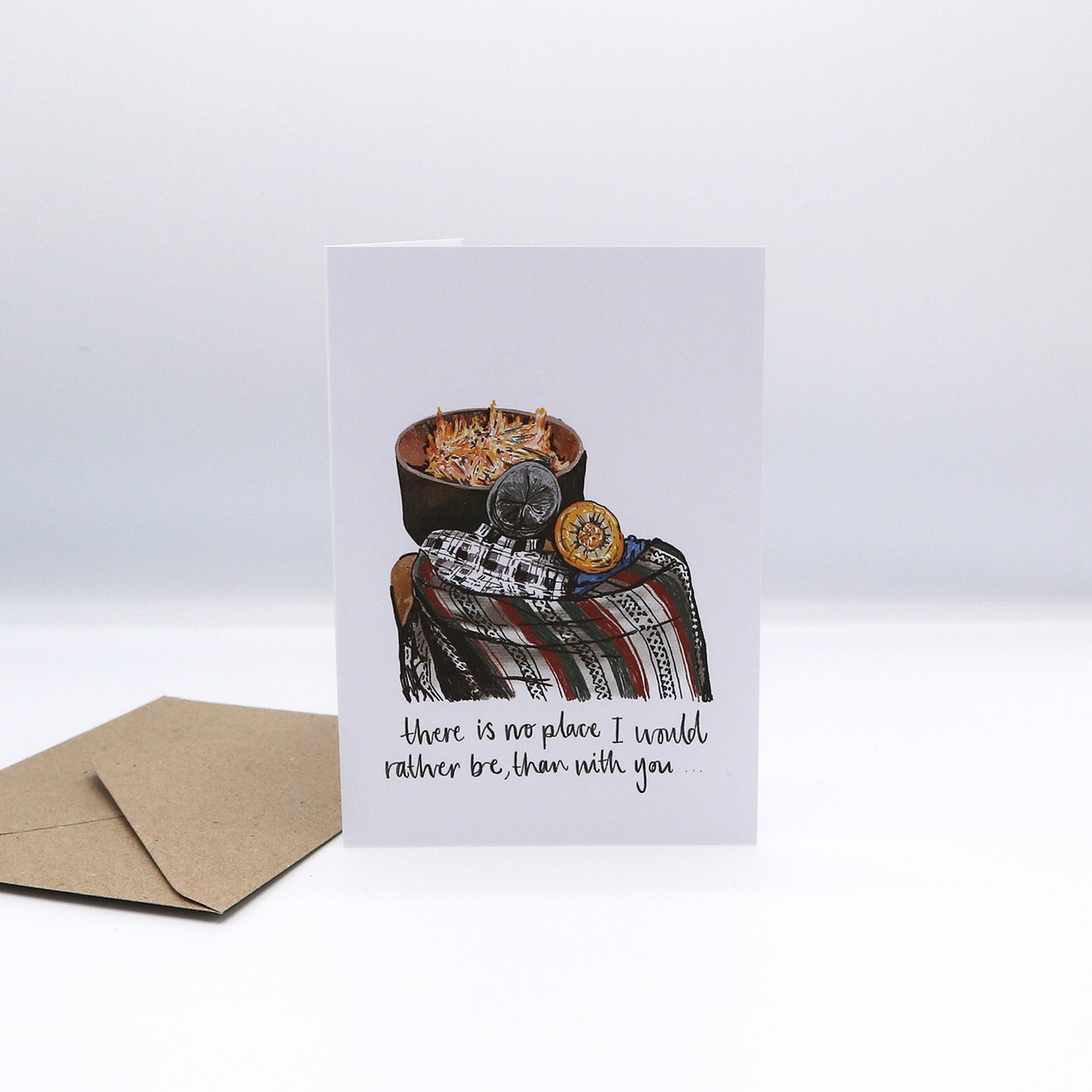 'No Place I Would Rather Be Than With You' Greeting Card