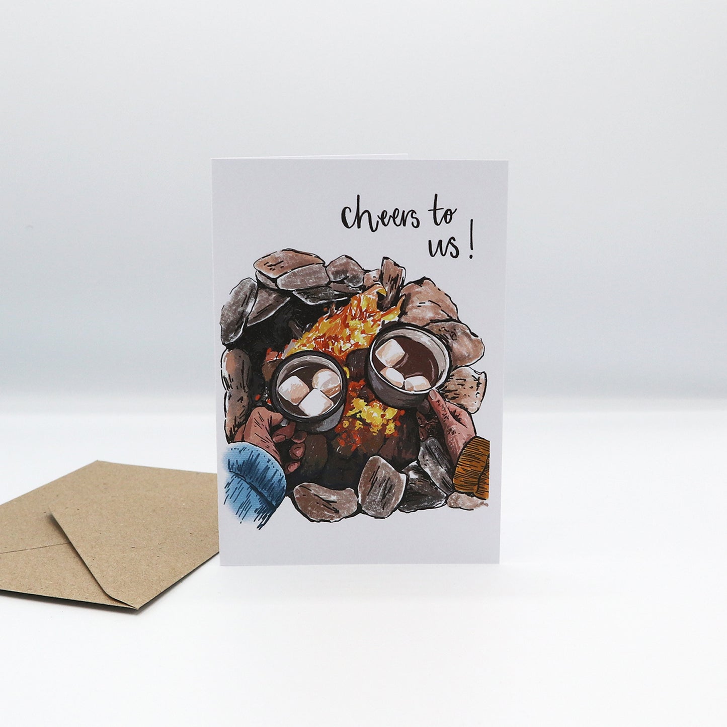 Cheers To Us Greeting Card