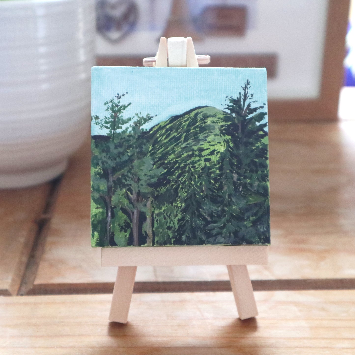Day 08 - 7x7cm Mini Canvas - Signal Rock and An Torr