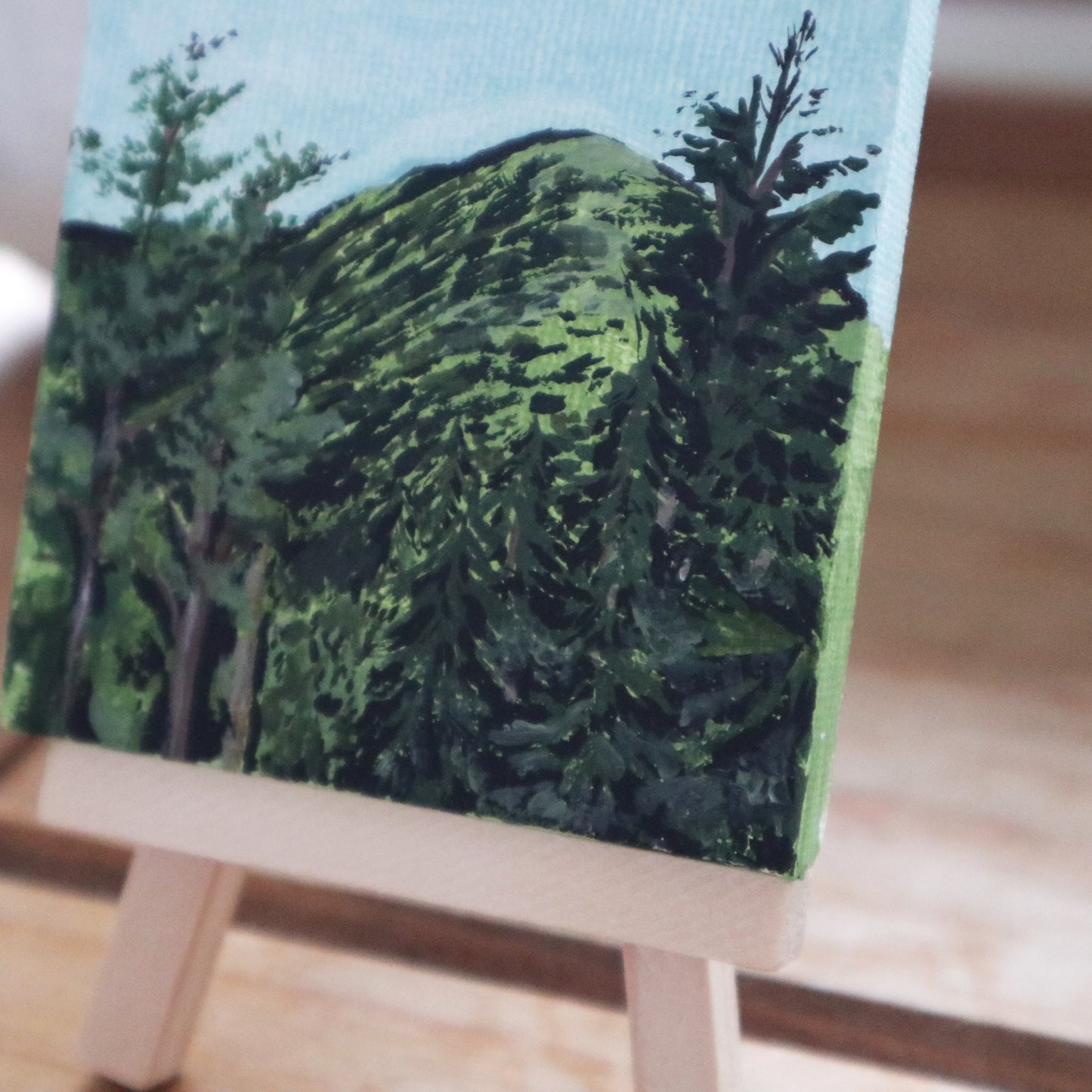 Day 08 - 7x7cm Mini Canvas - Signal Rock and An Torr