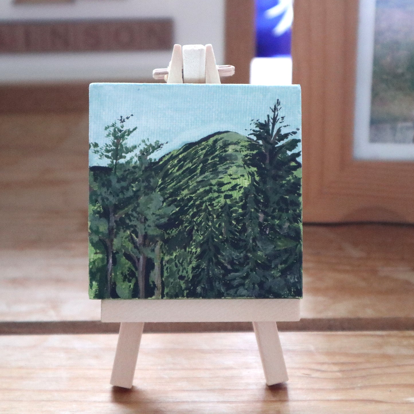 Day 08 - 7x7cm Mini Canvas - Signal Rock and An Torr