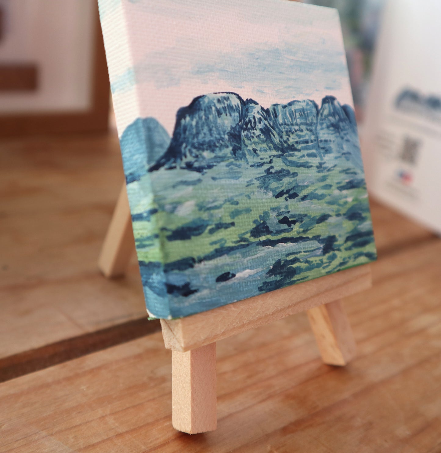 Day 11 - 7x7cm Mini Canvas - Suilven