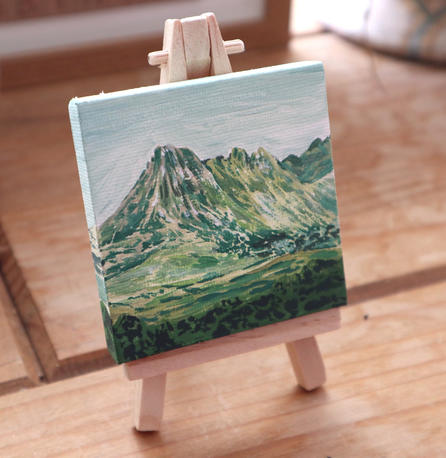 Day 21 - 7x7cm Mini Canvas - Ben Loyal